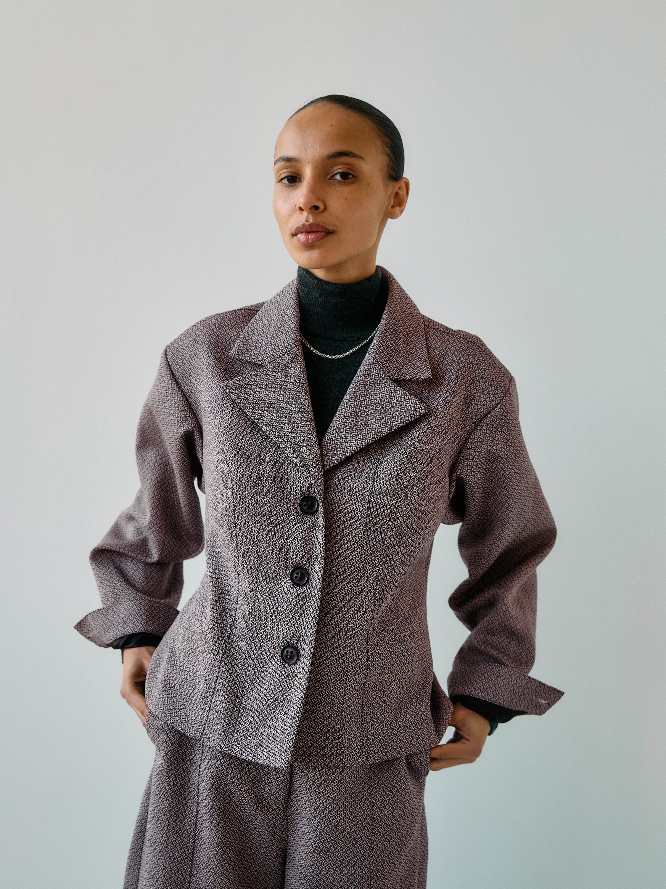 Donna Wool Blazer・Camel
