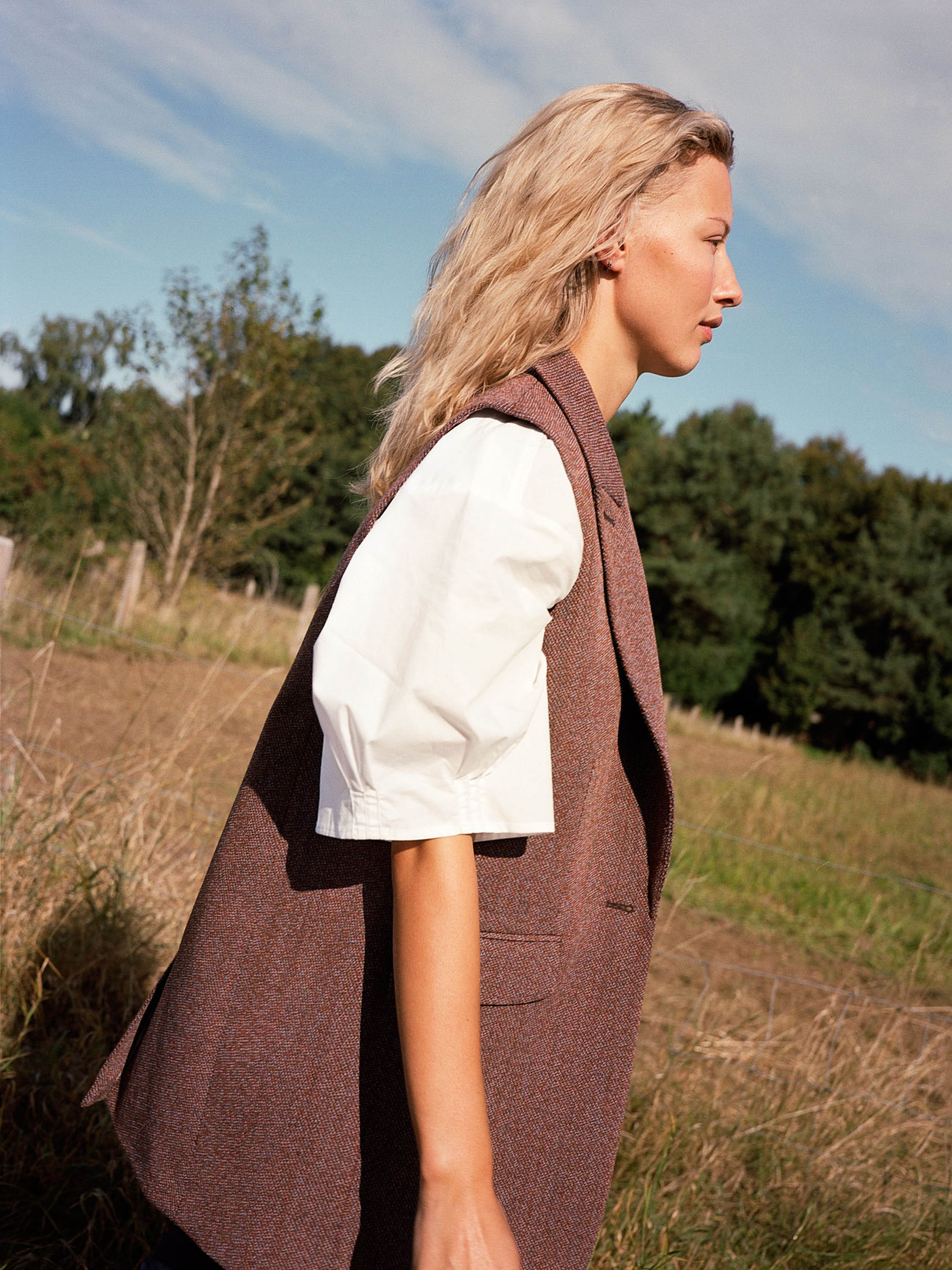 Rose Wool Waistcoat