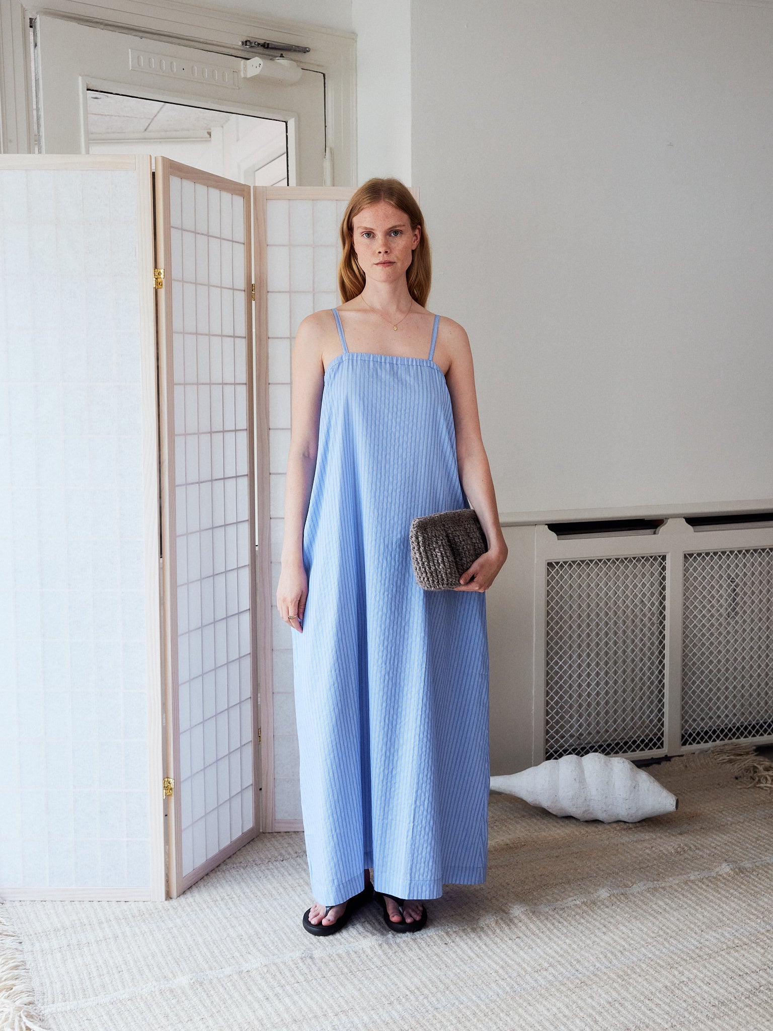 Sirius Stripe Long Dress - 70%