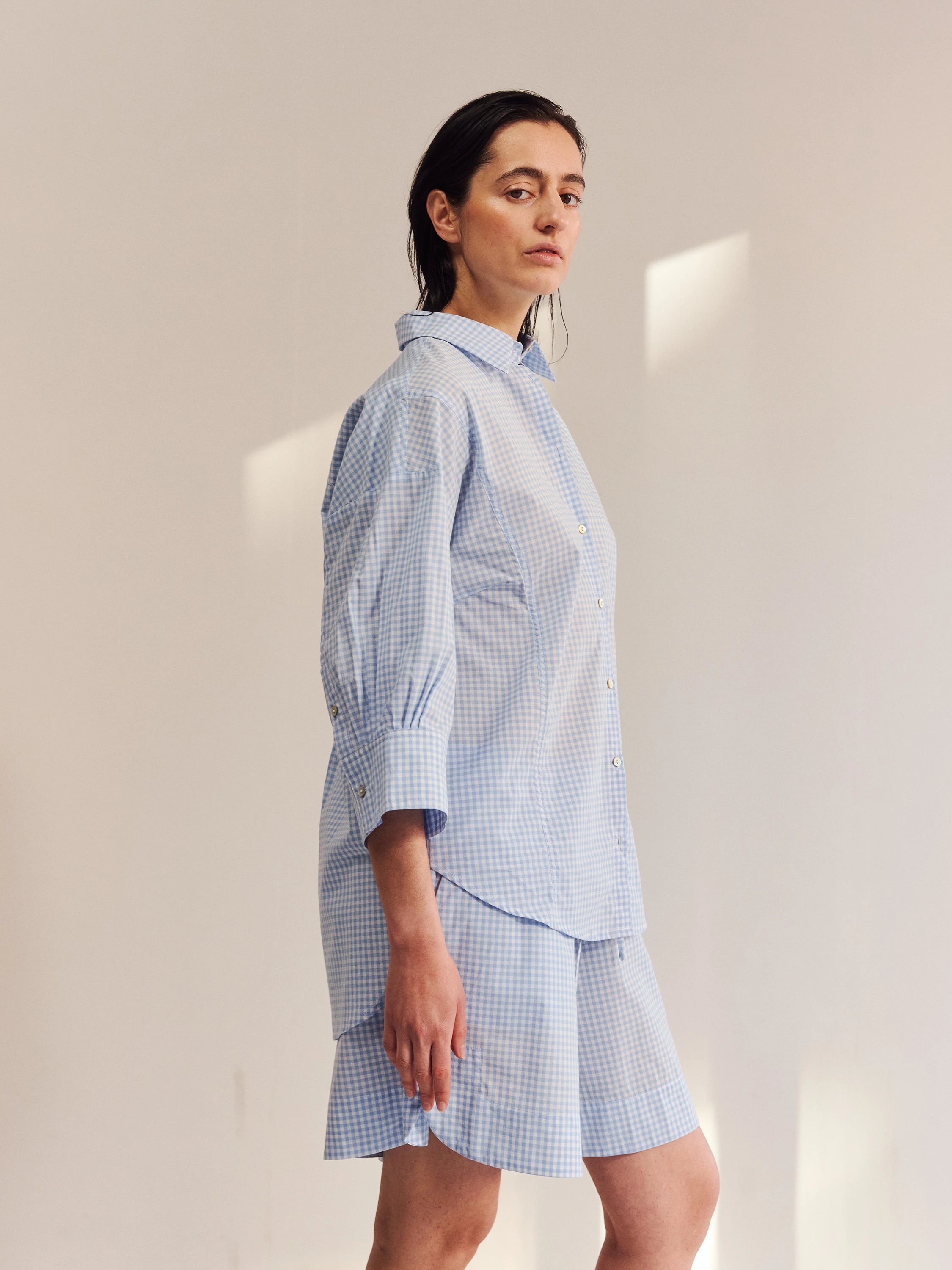 Claire Check SS Shirt