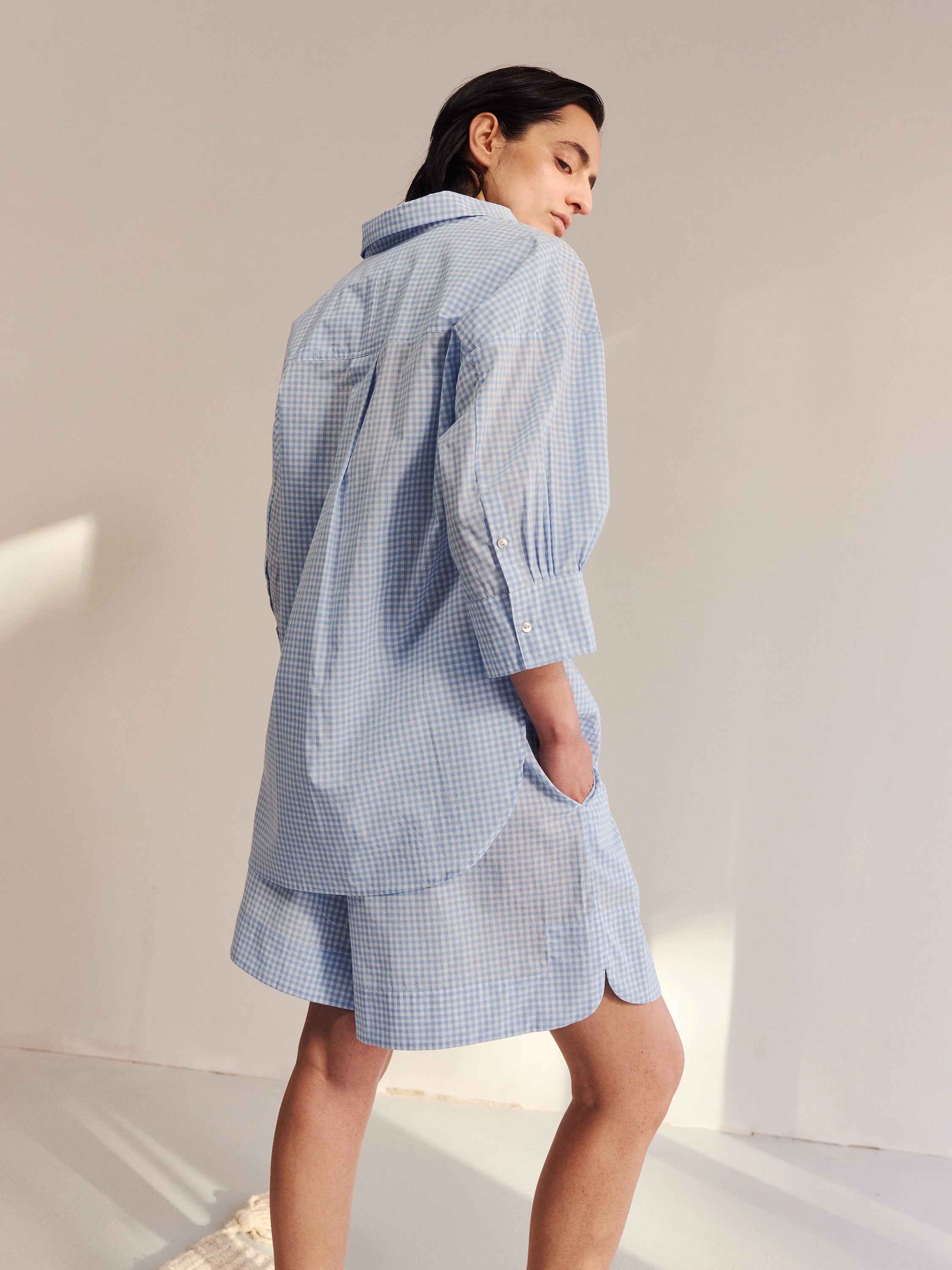 Claire Check SS Shirt