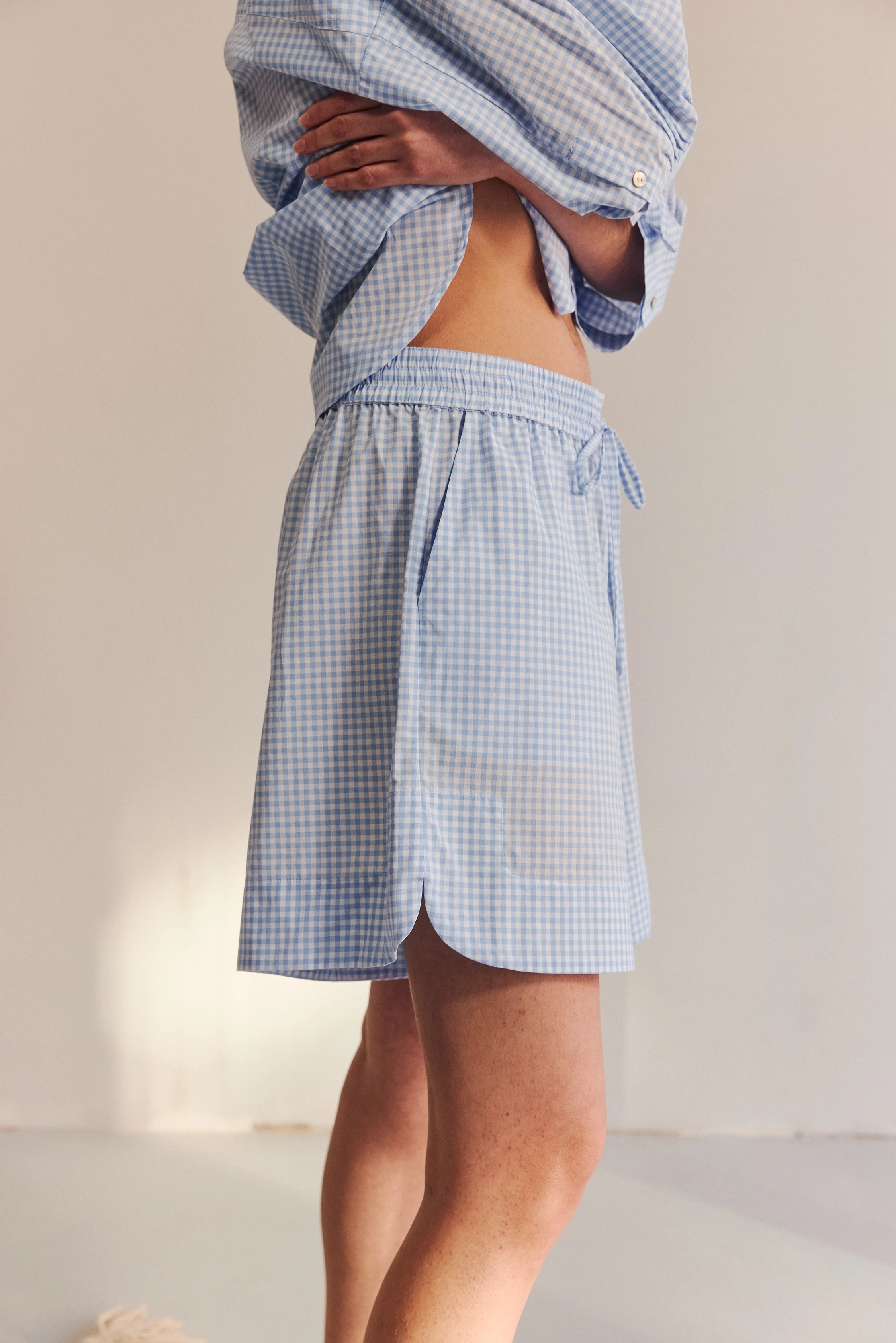 Claire Check Shorts