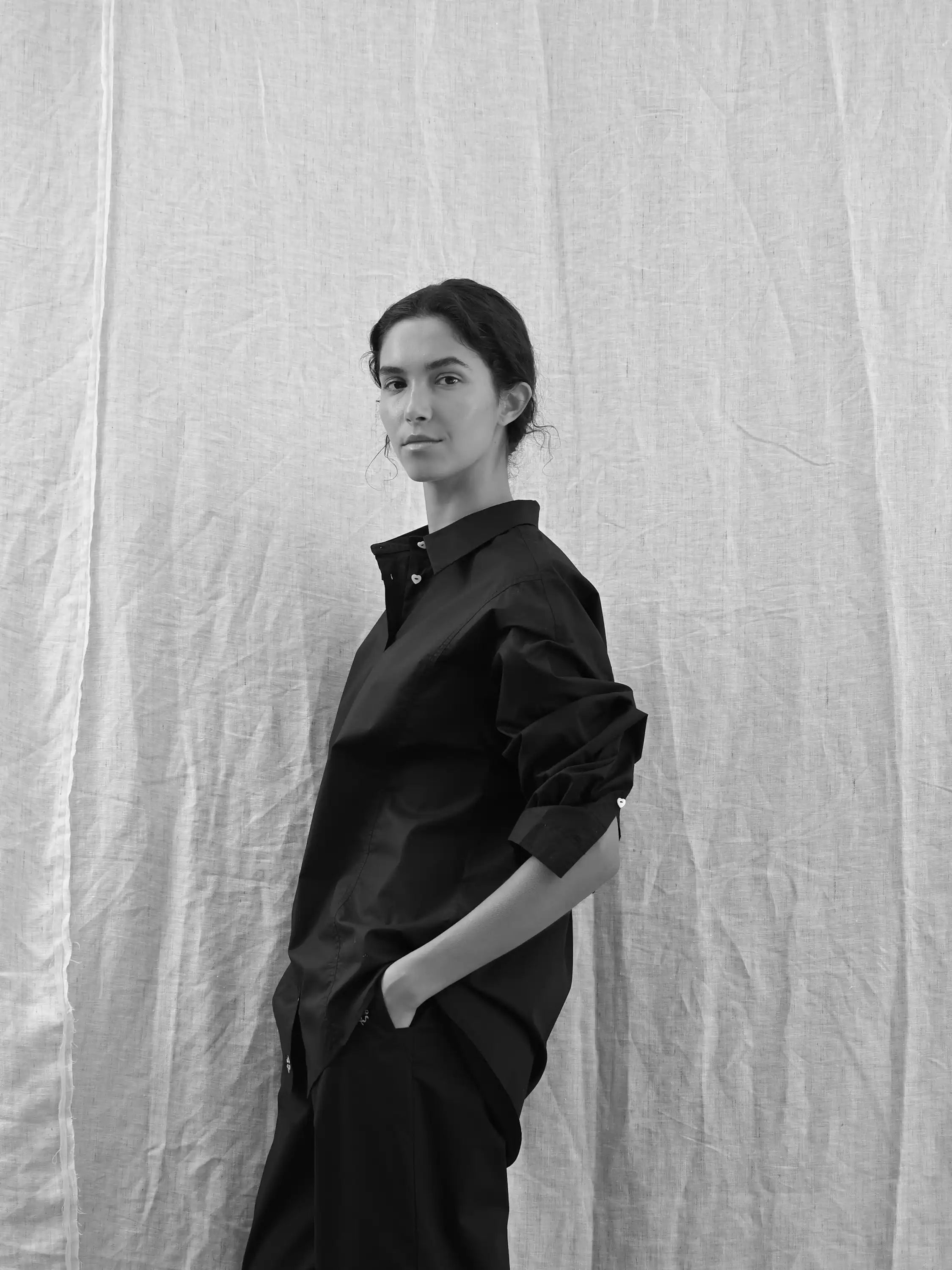 Dagmar Heart Black Shirt