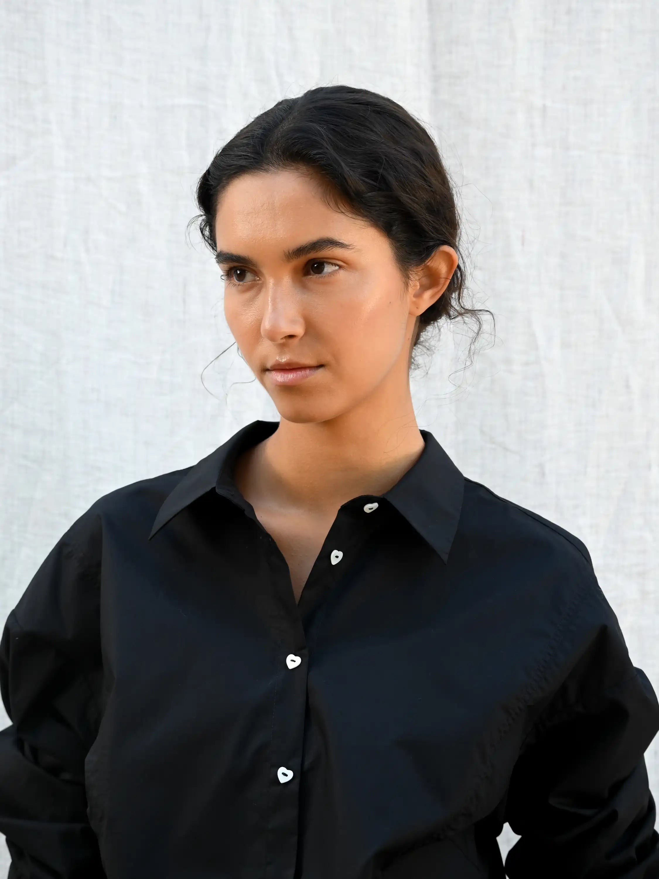 Dagmar Heart Black Shirt