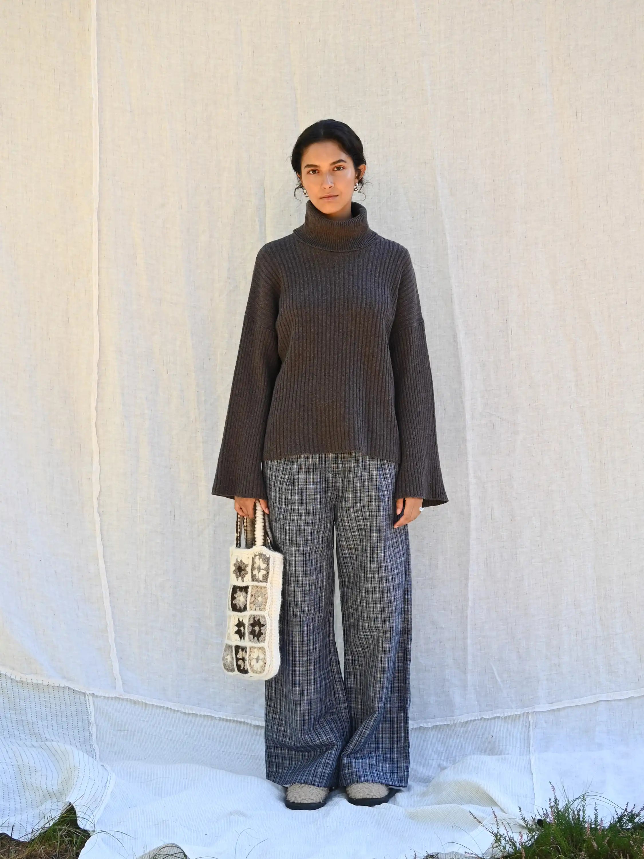 Ellen Cashmere T-Neck Sweater