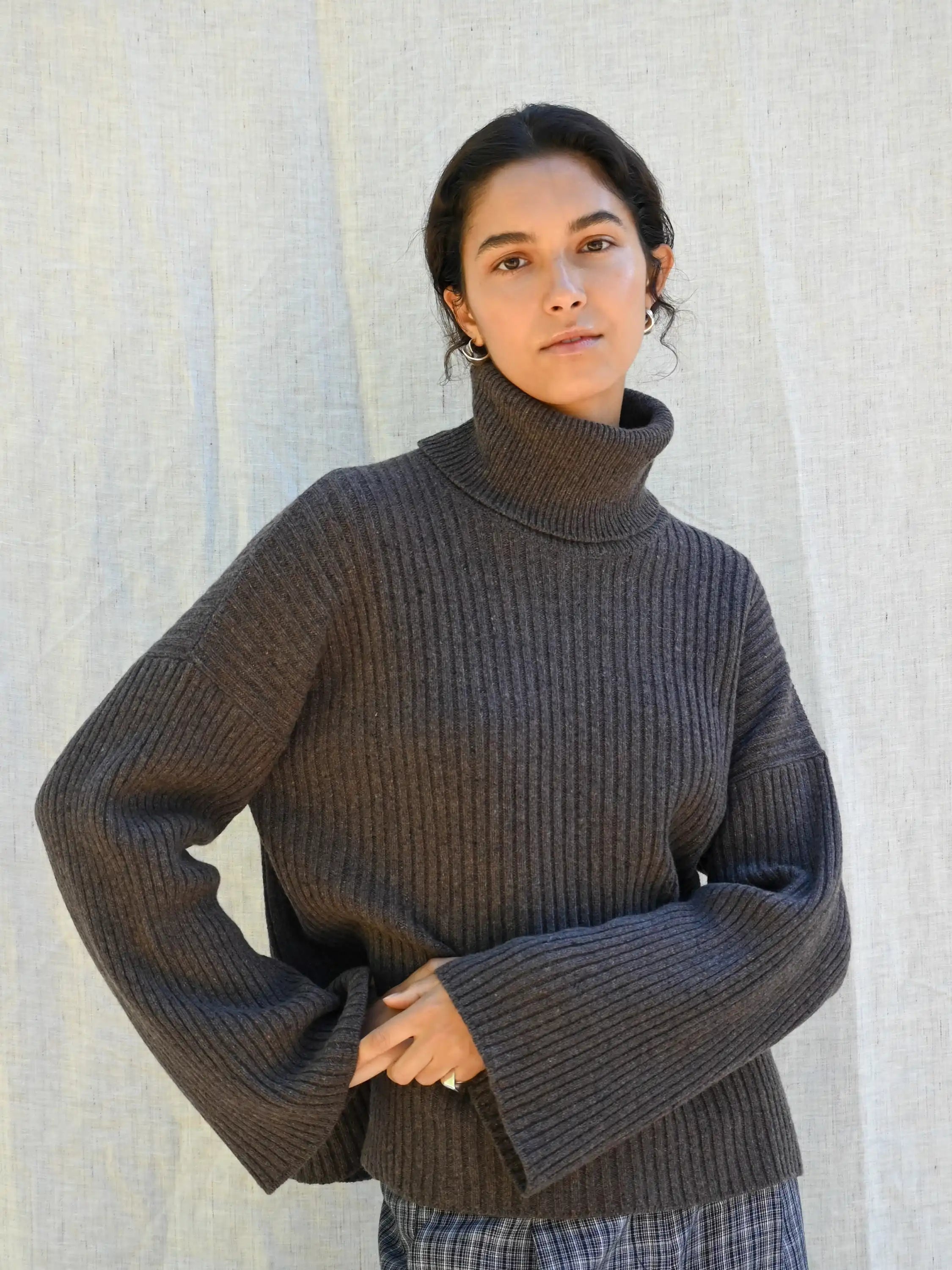 Ellen Cashmere T-Neck Sweater