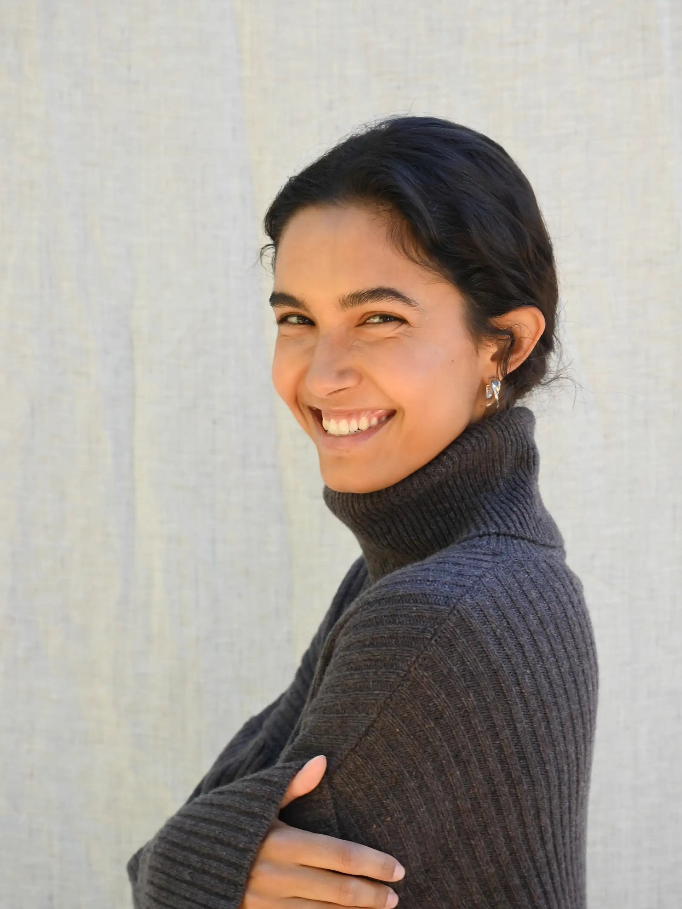 Ellen Cashmere T-Neck Sweater