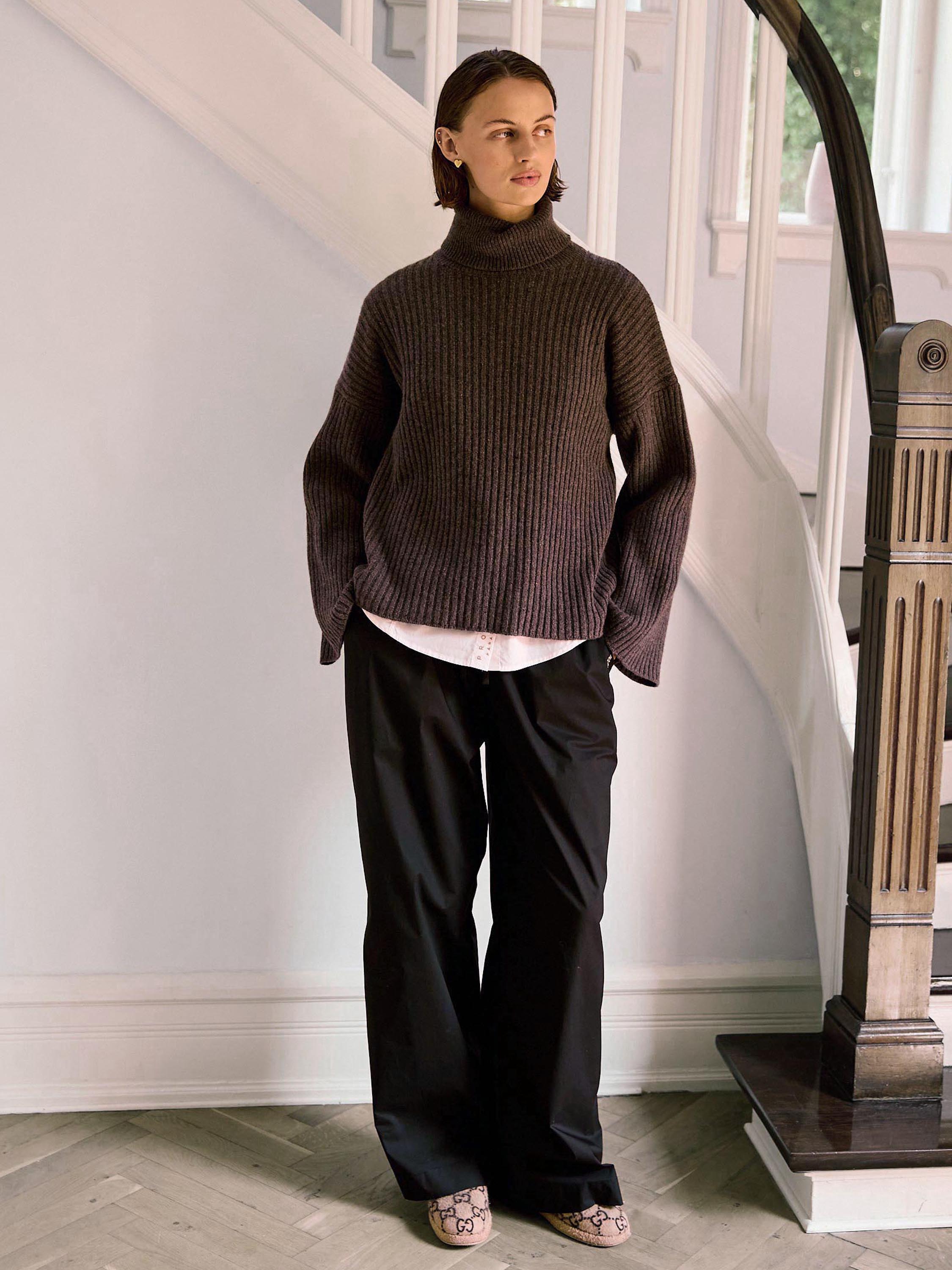 Ellen Cashmere T-Neck Sweater