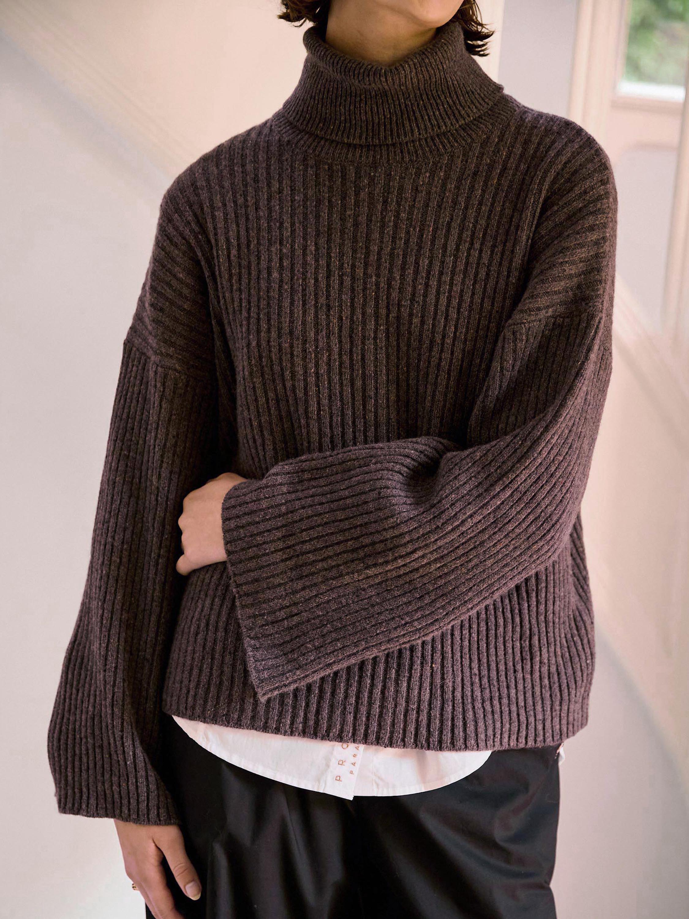 Ellen Cashmere T-Neck Sweater