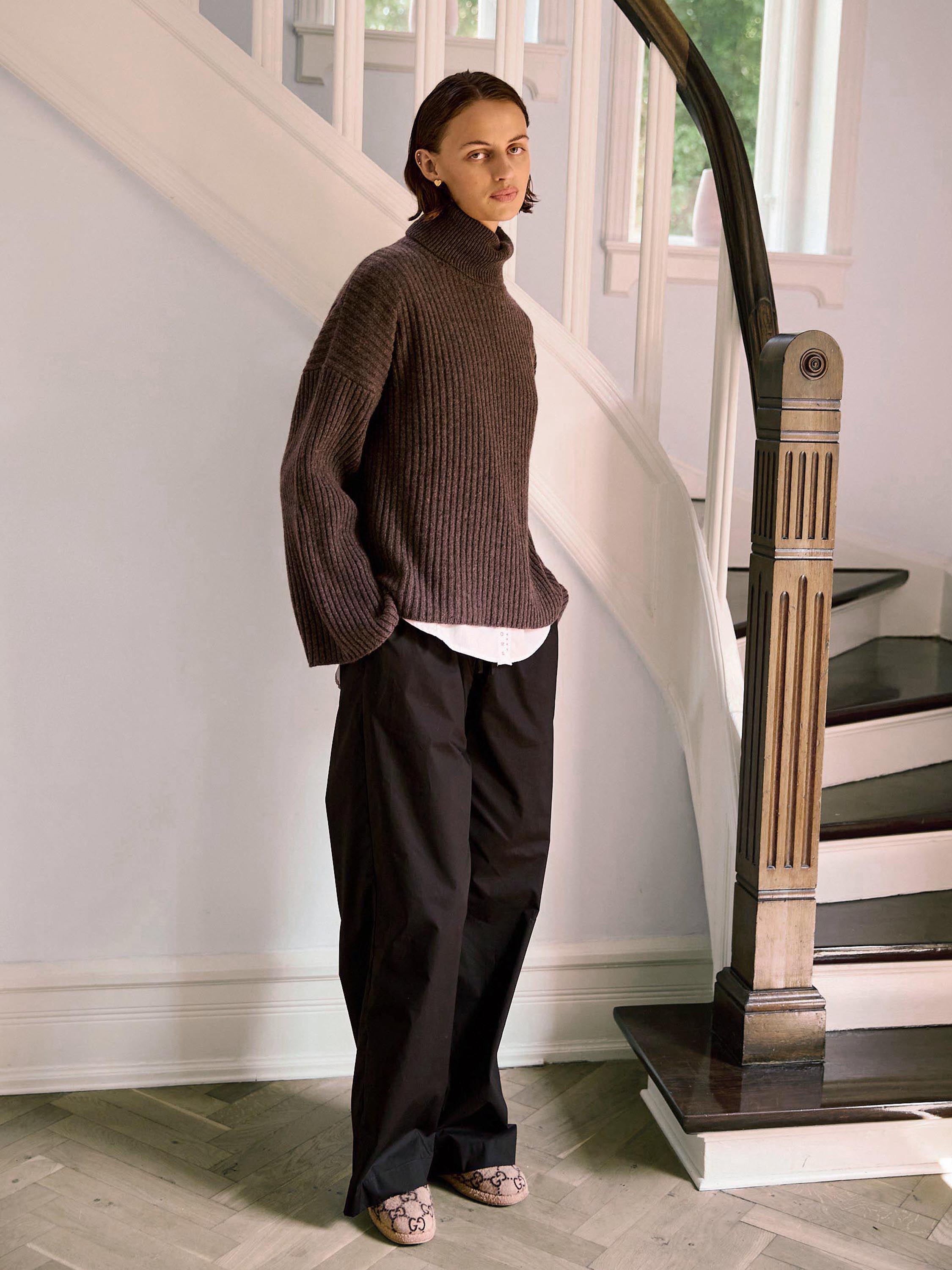 Ellen Cashmere T-Neck Sweater