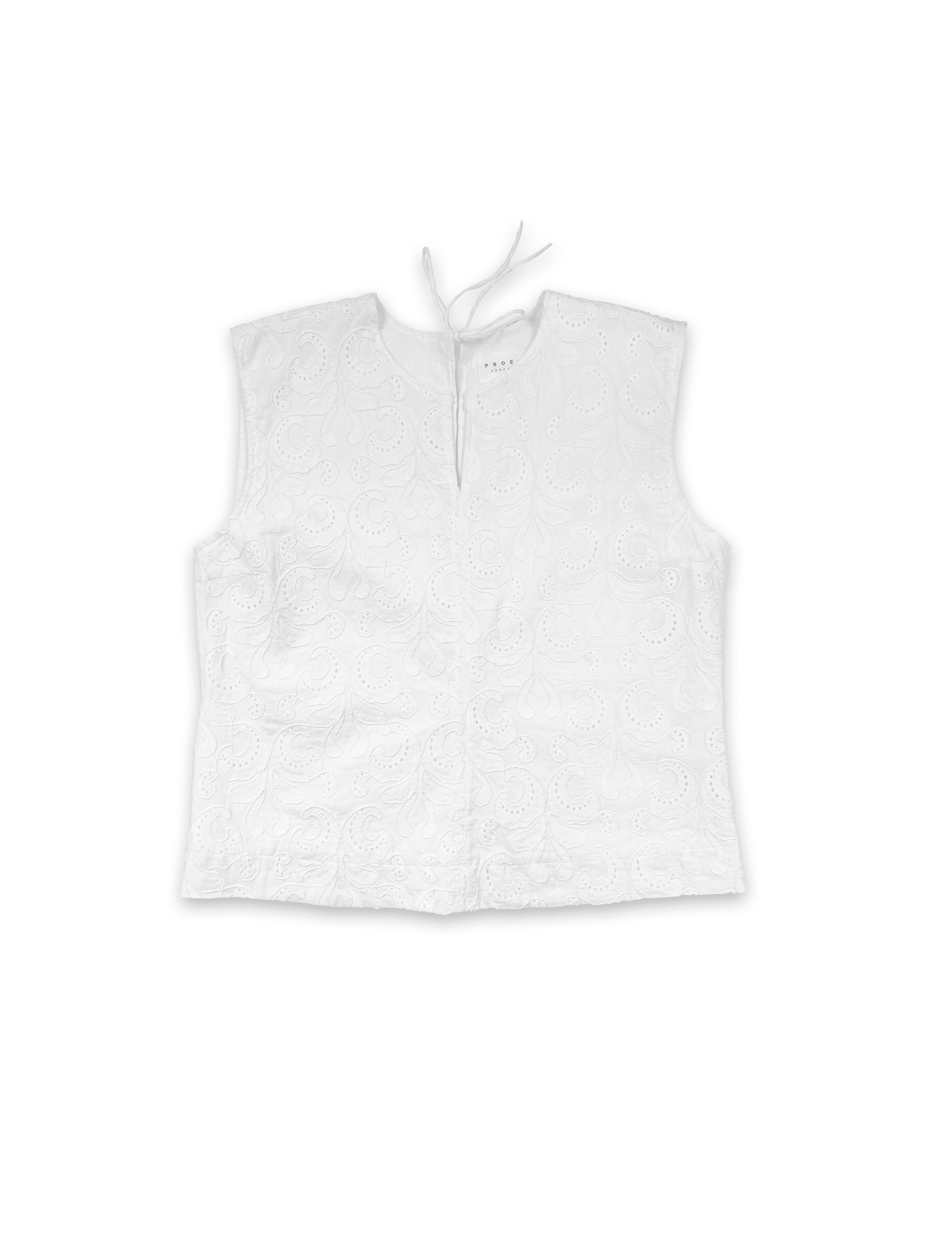 Flora Embroidery Top