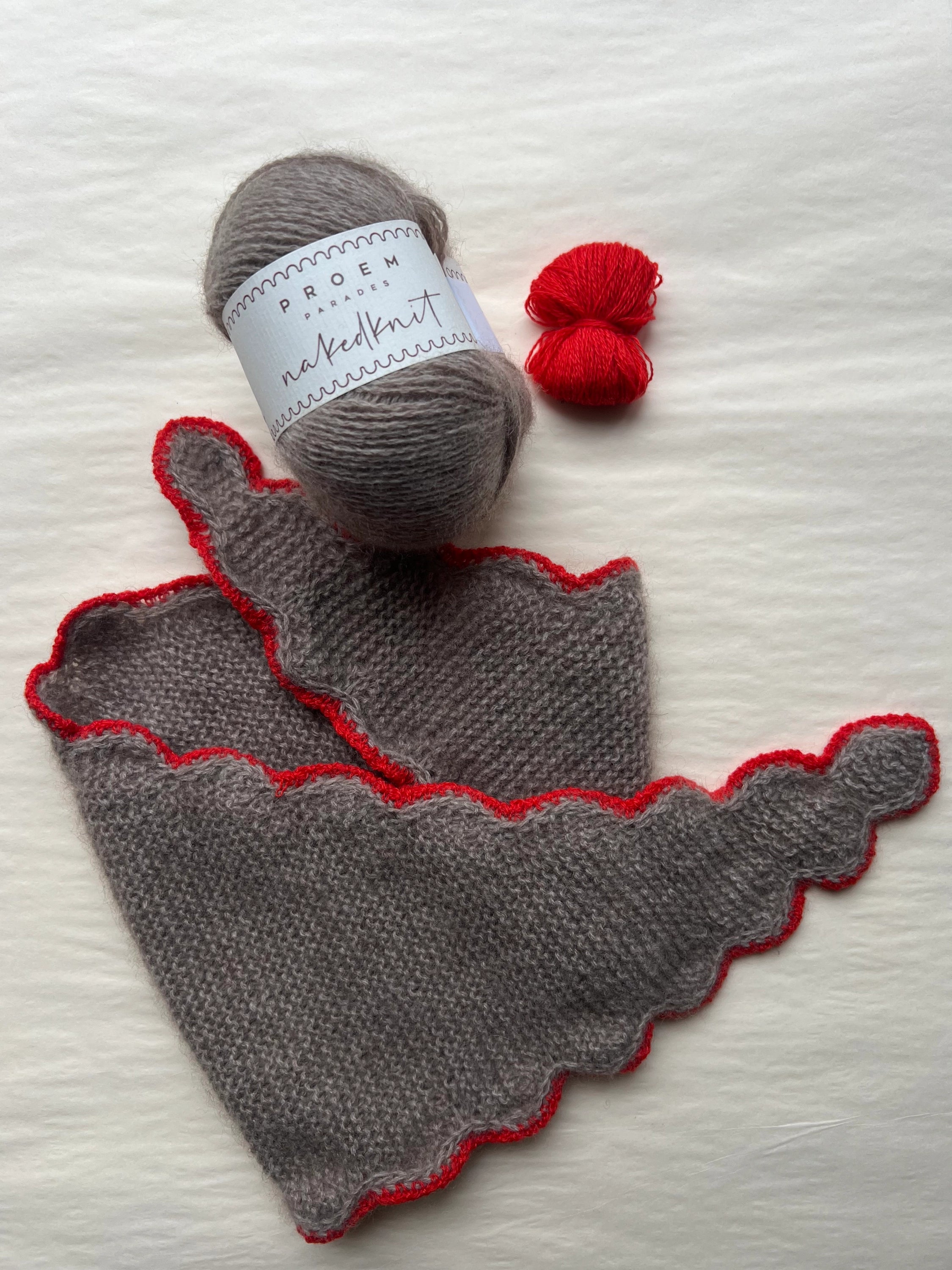 The Ondina Scarf Mini - Knit Kit - POPPY CARAMEL