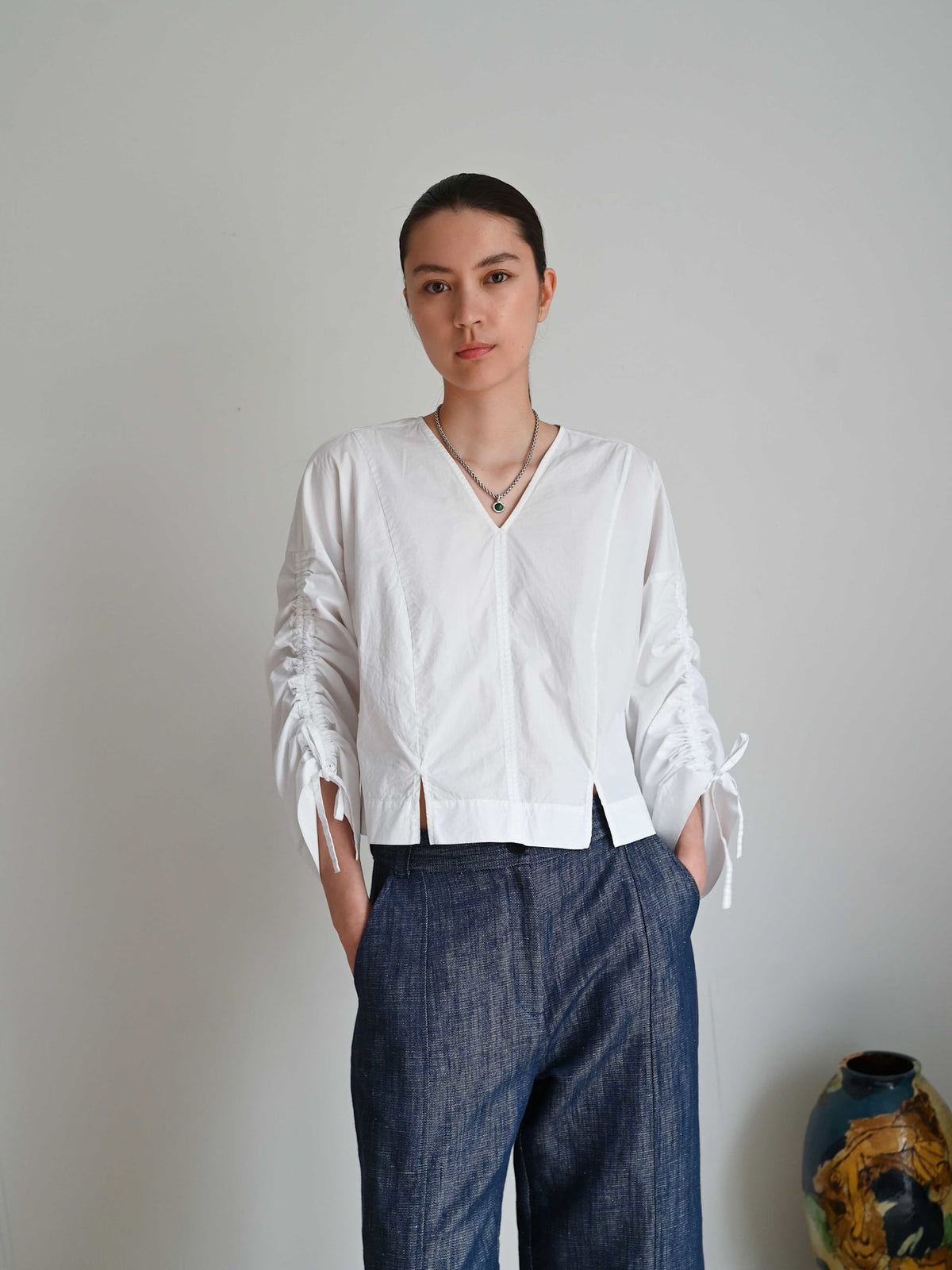 Maddie Blouse White
