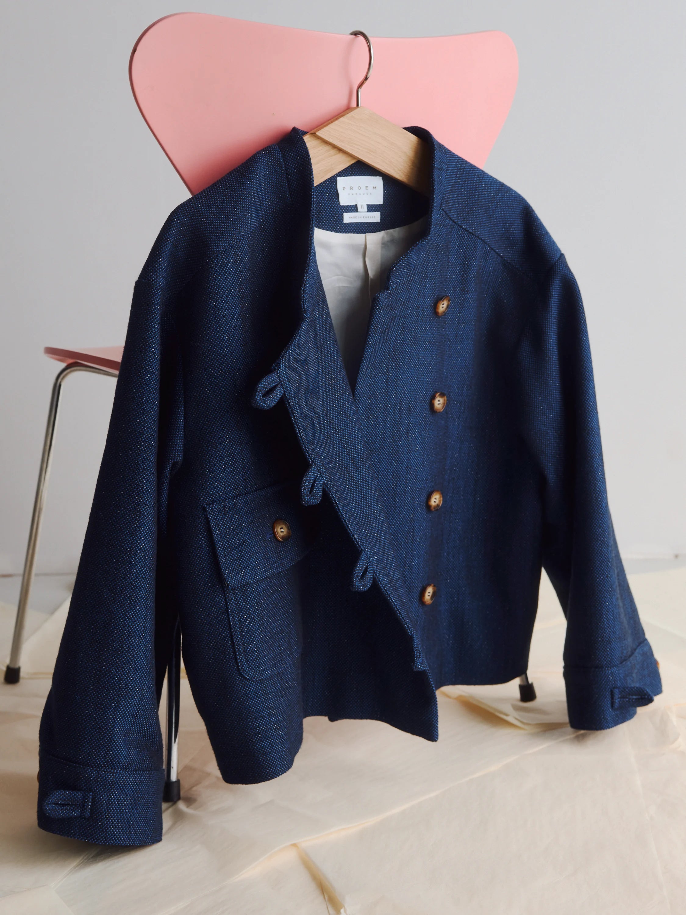 Mimi Indigo Wool Jacket・PRE-ORDER ITEM