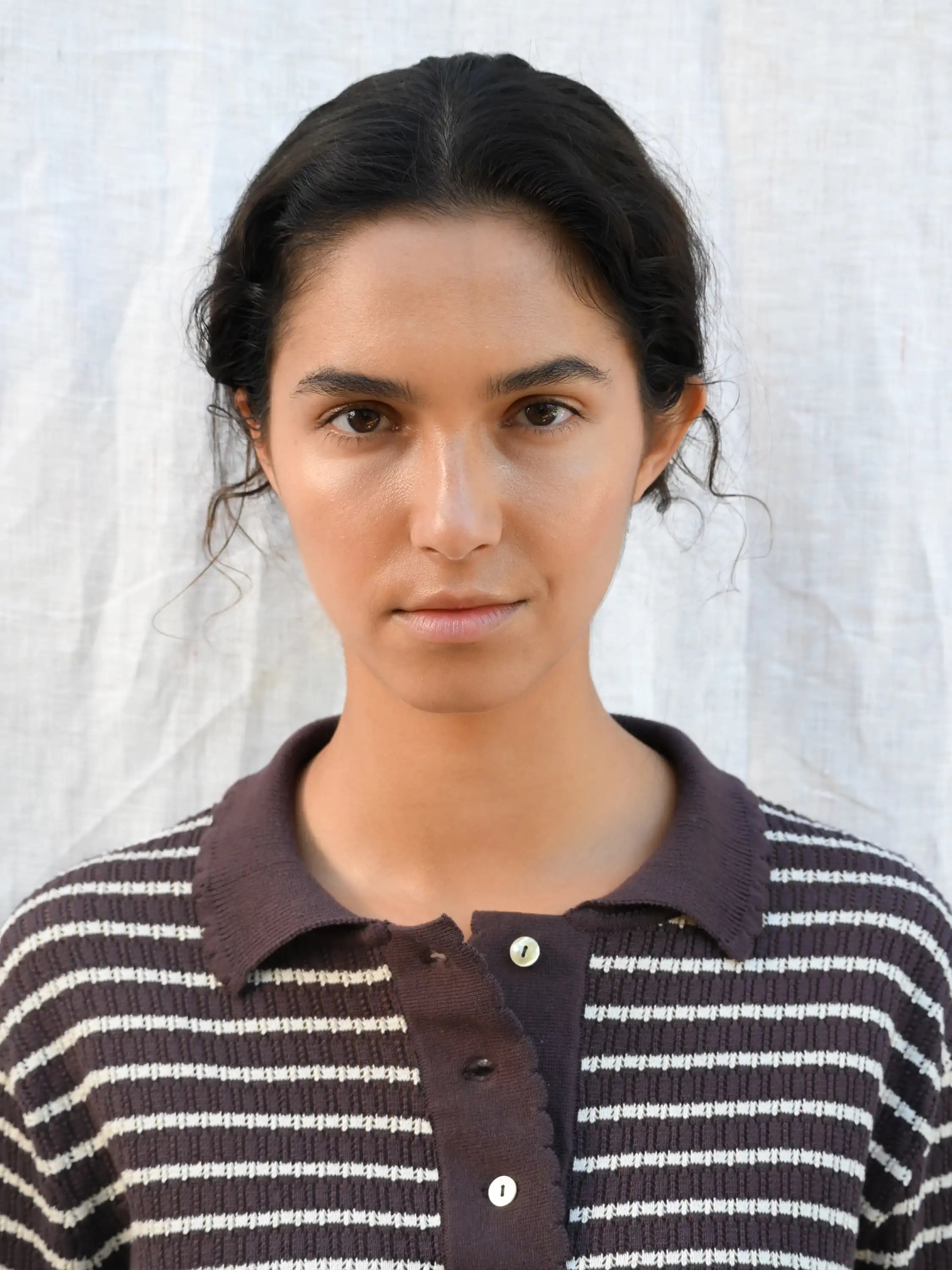 Nuria Chocolate LS Polo