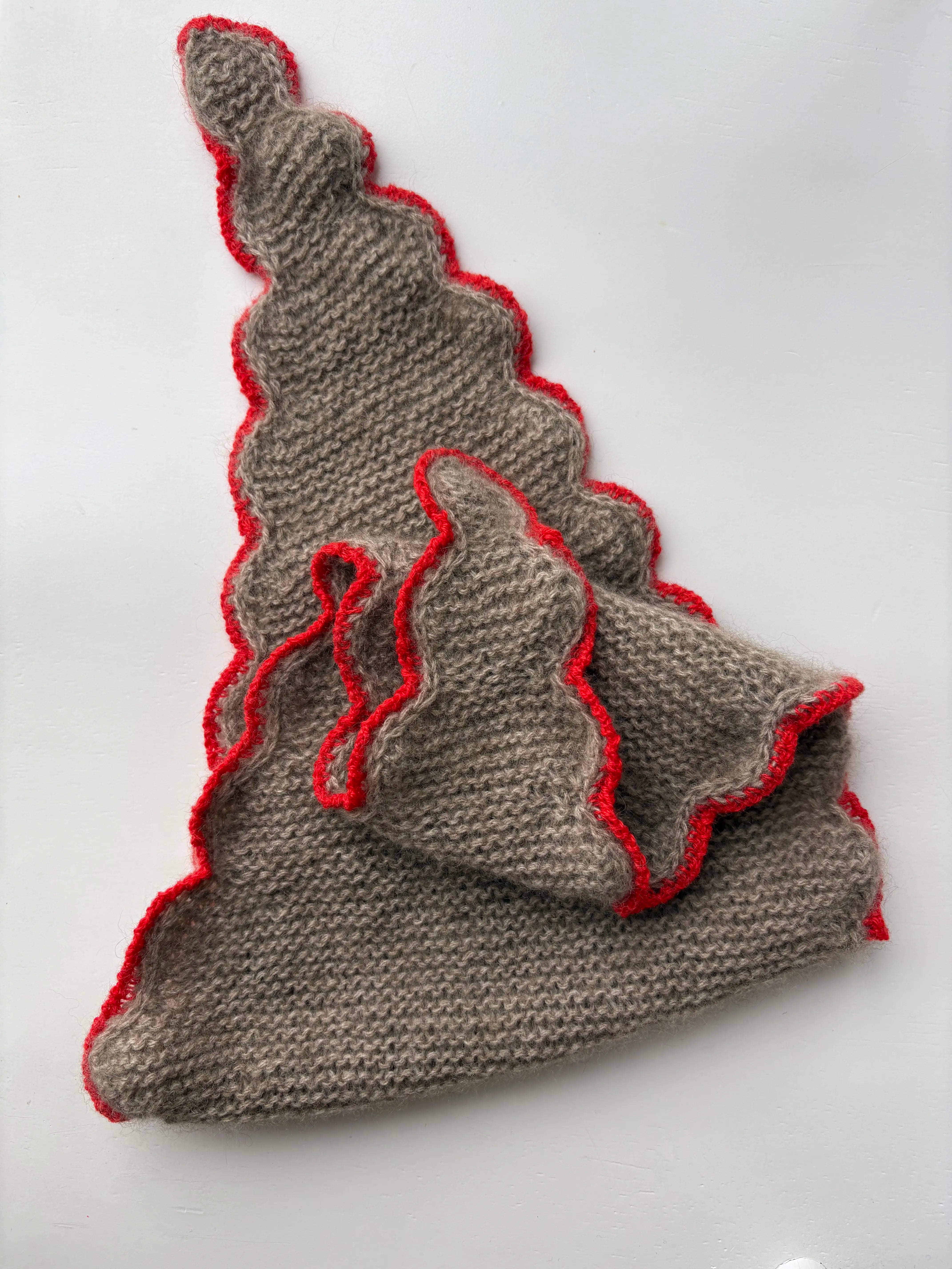 Ondina Scarf Mini・Poppy Caramel・MONTHLY PRE-ORDER・First Payment (Full price 1500 DKK)