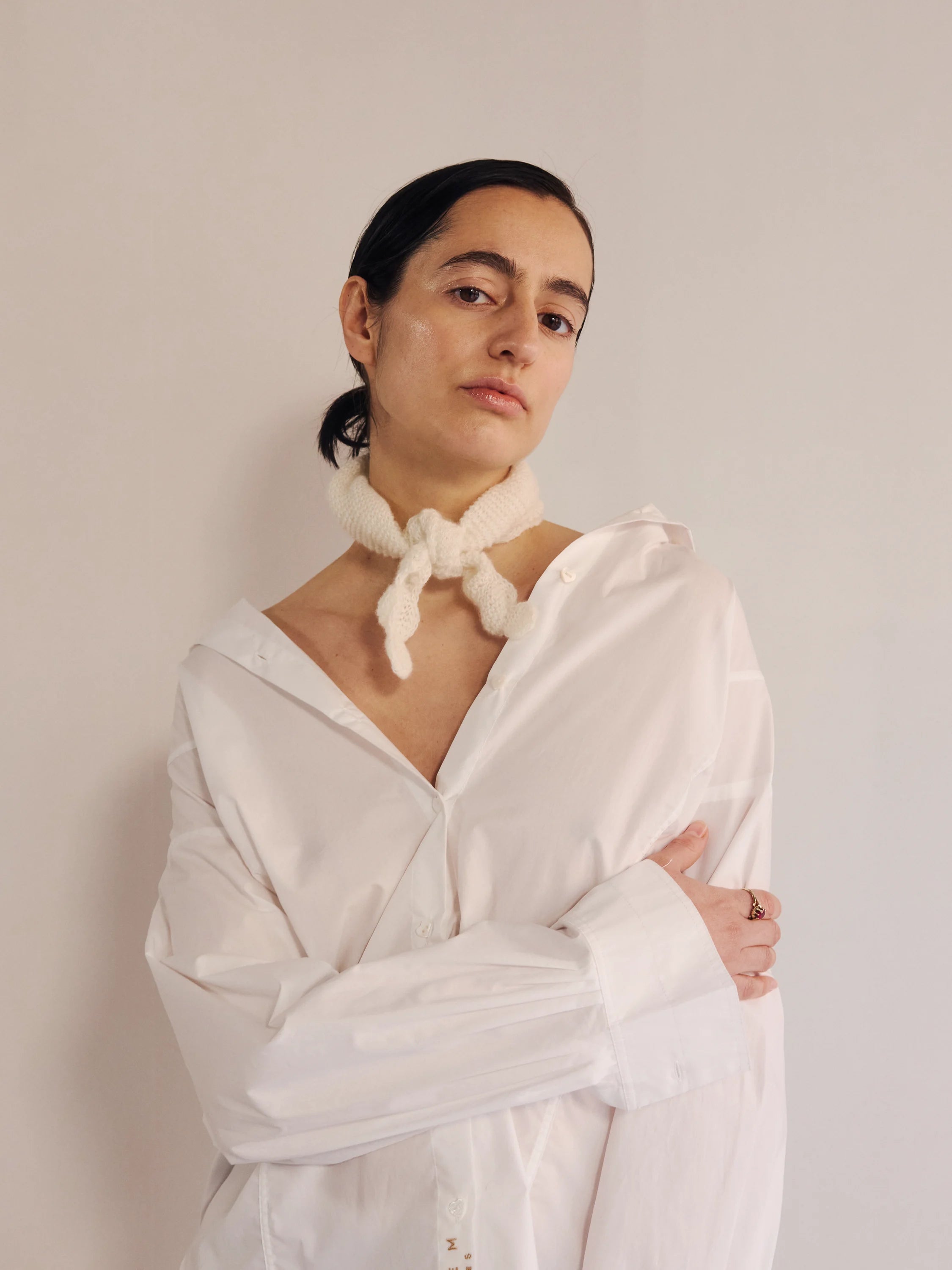The Ondina Scarf Mini - Knit Package - MATCHA