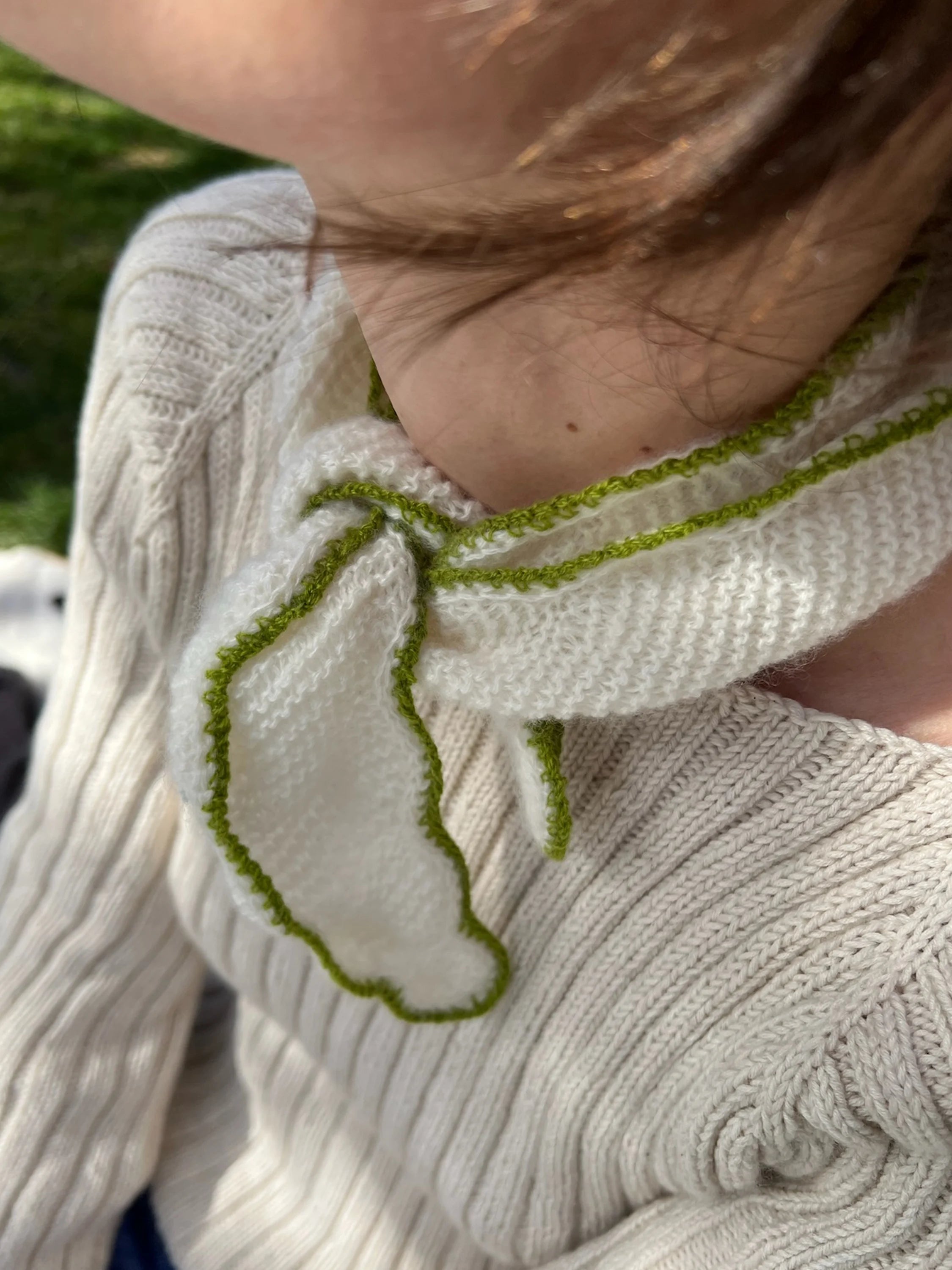 The Ondina Scarf Mini - Knit Package - MATCHA