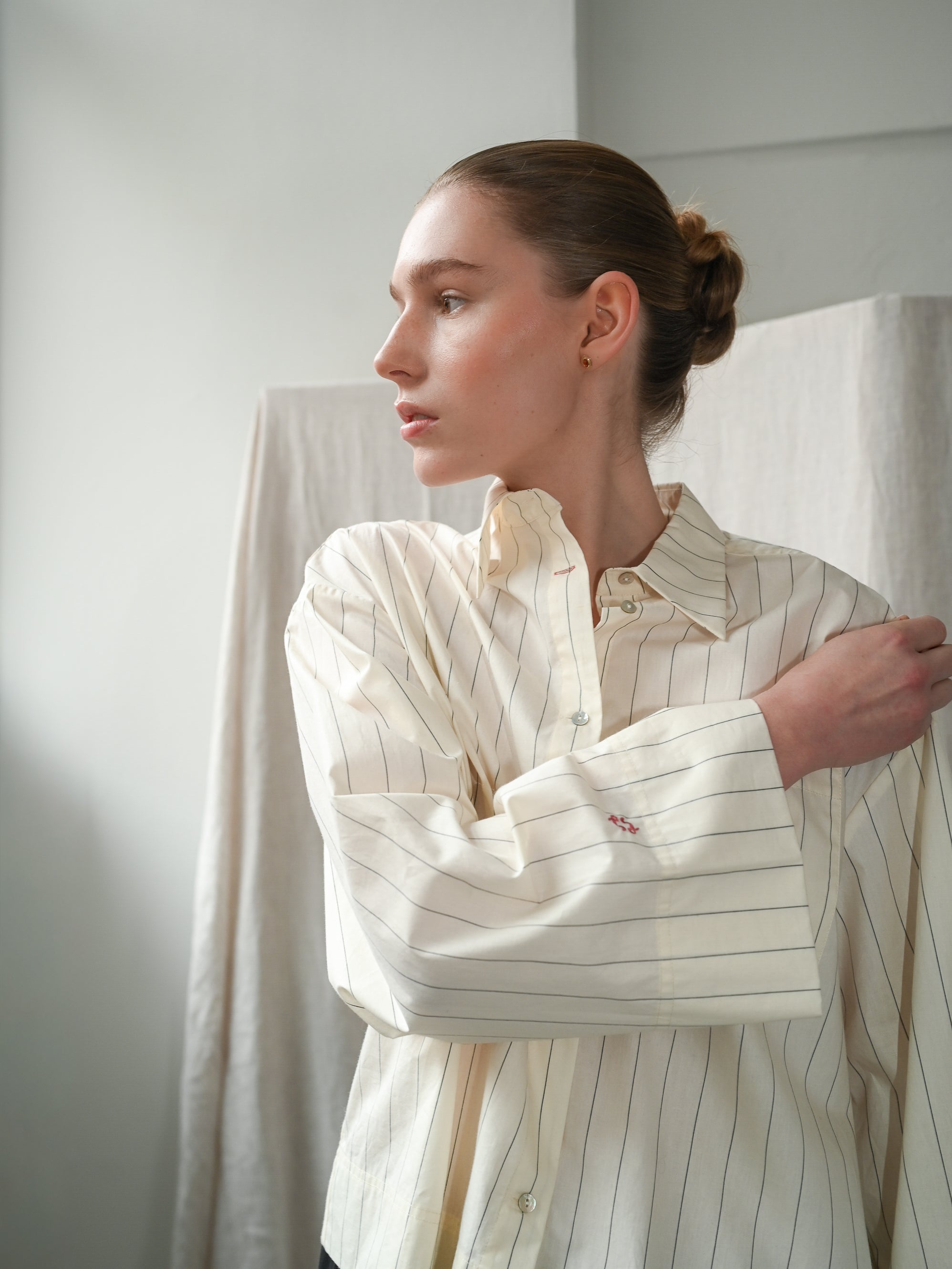 Dagny LS Pinstripe Shirt