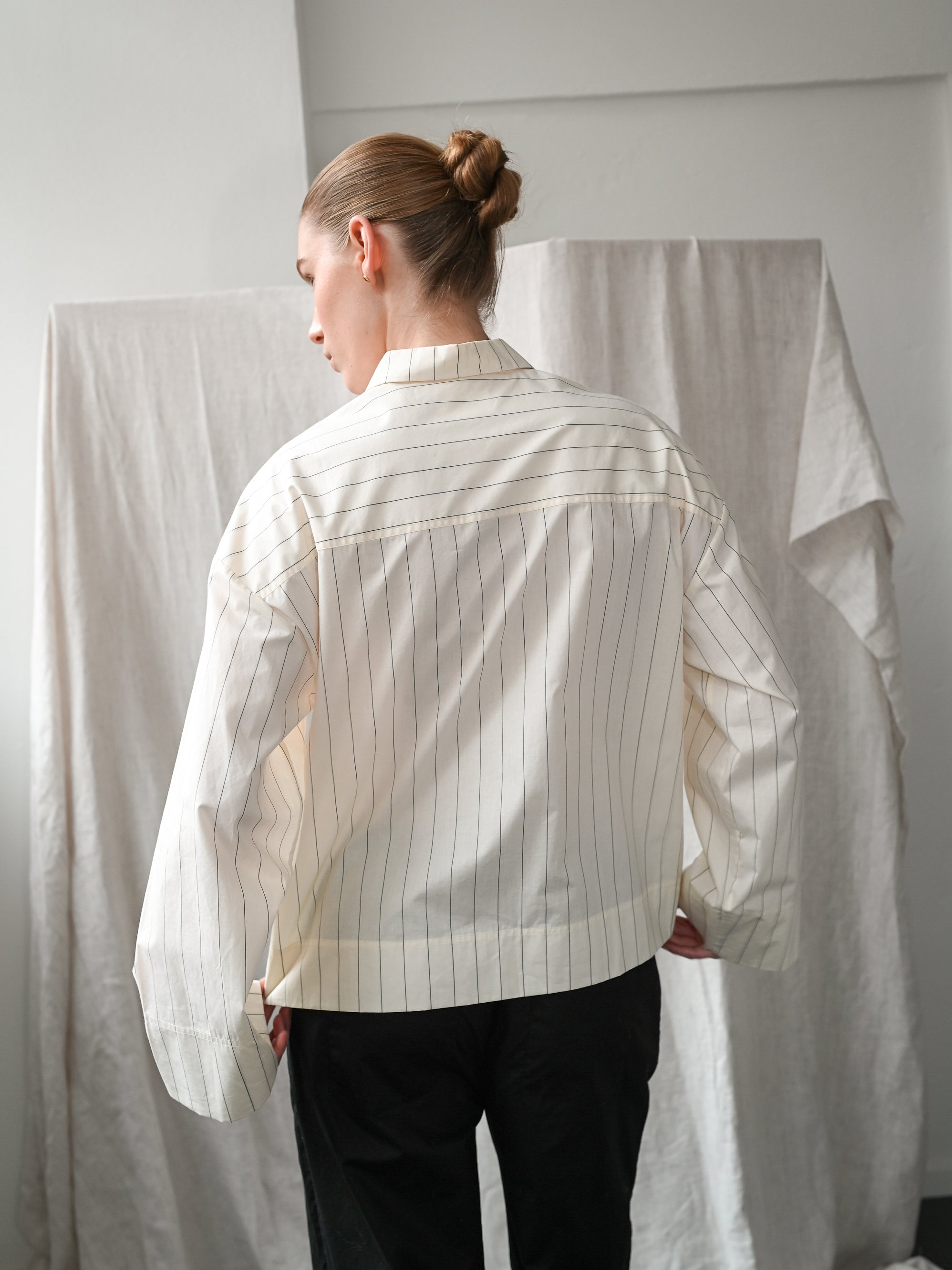 Dagny LS Pinstripe Shirt