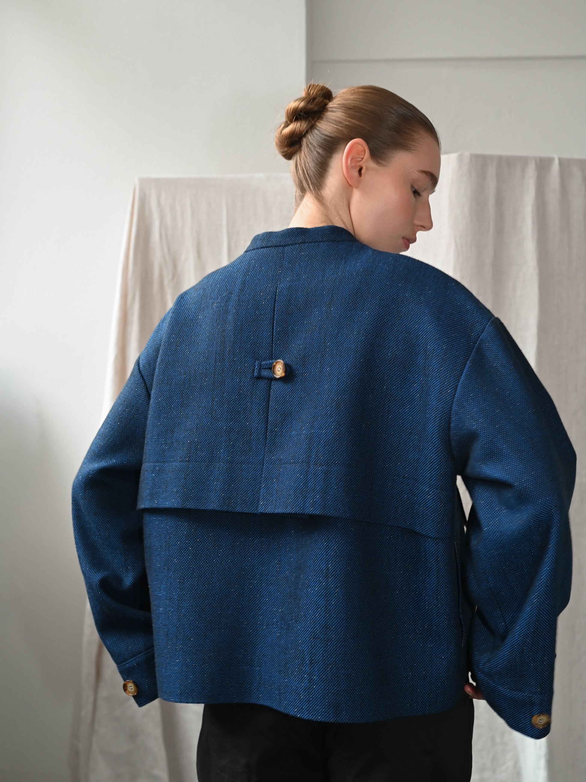 Mimi Indigo Wool Jacket