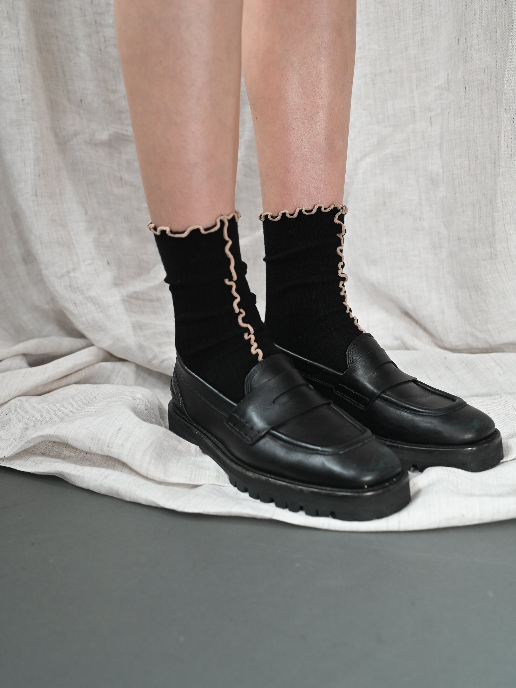 Kusama Socks Black - 2 pack