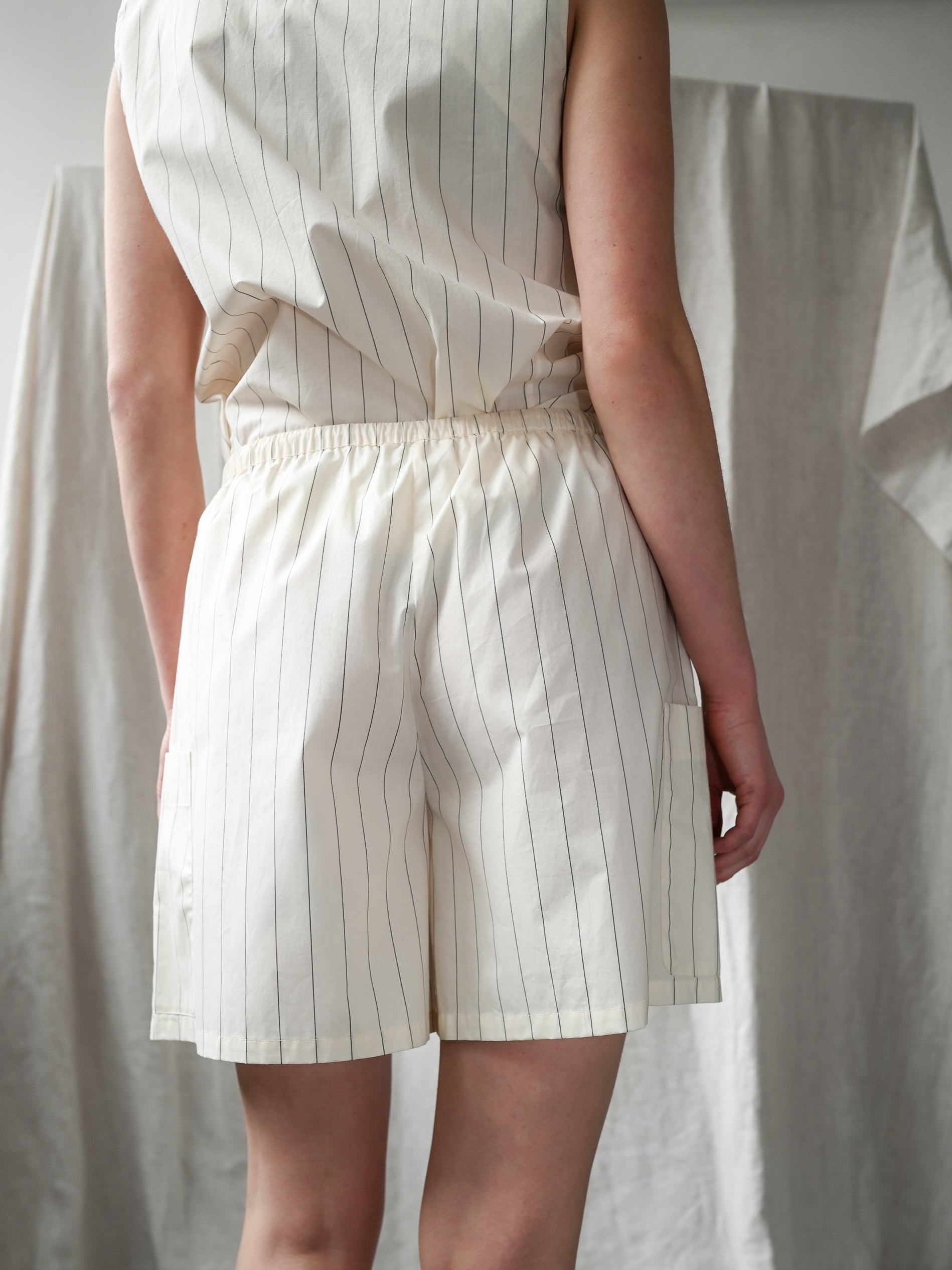 Dagny Pinstripe Shorts
