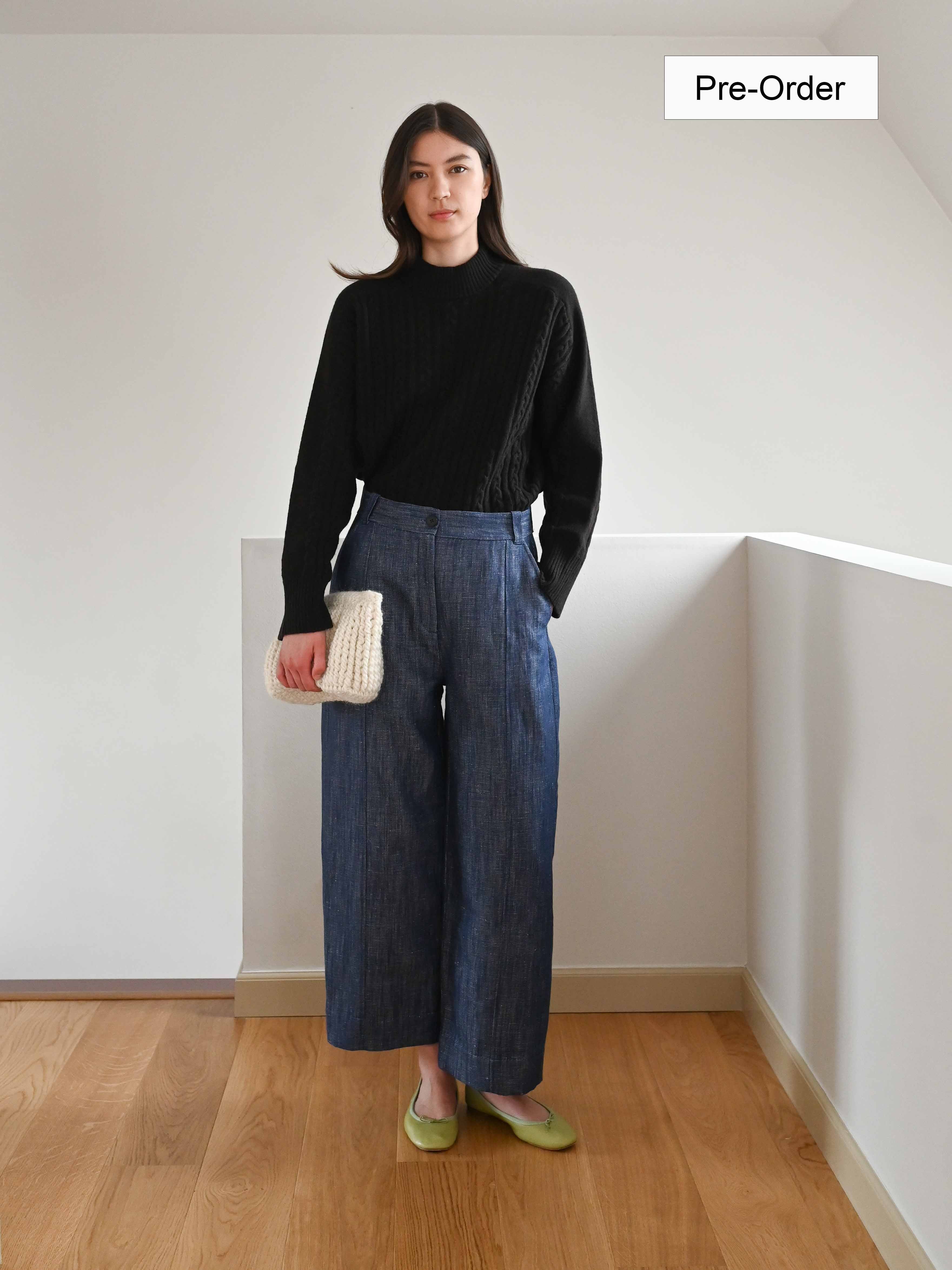 Elna Linen Denim Trousers・PRE-ORDER・First Payment (Full price 2199 DKK)
