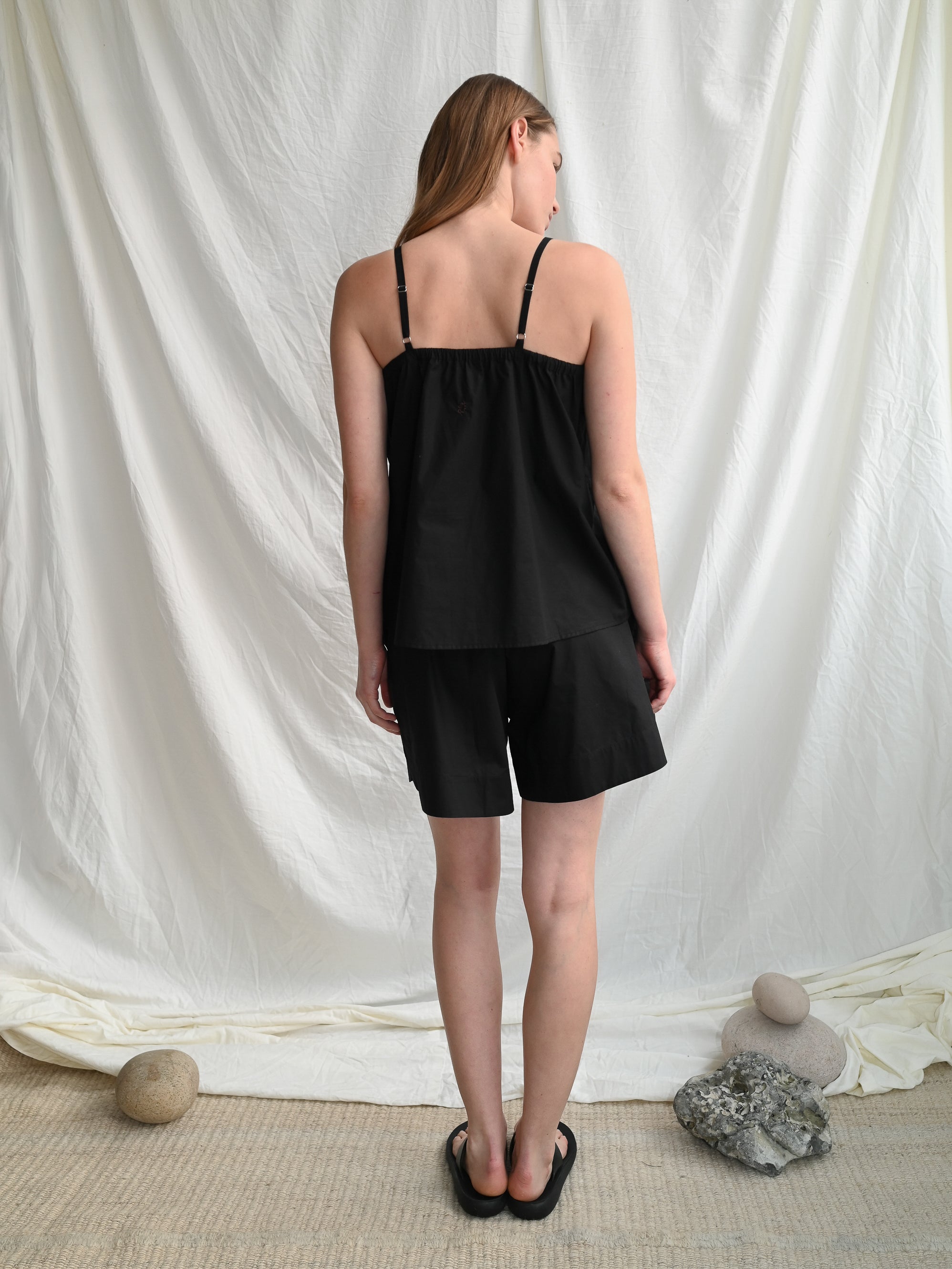 Claire Black Shorts