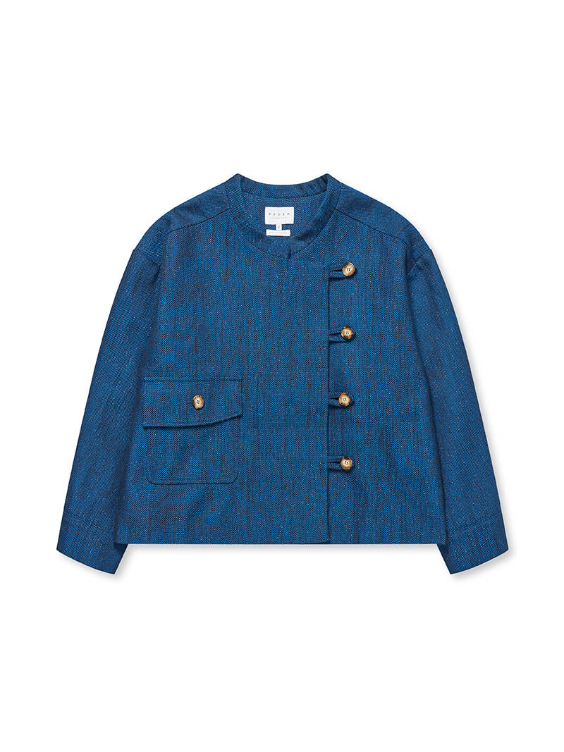 Mimi Indigo Wool Jacket