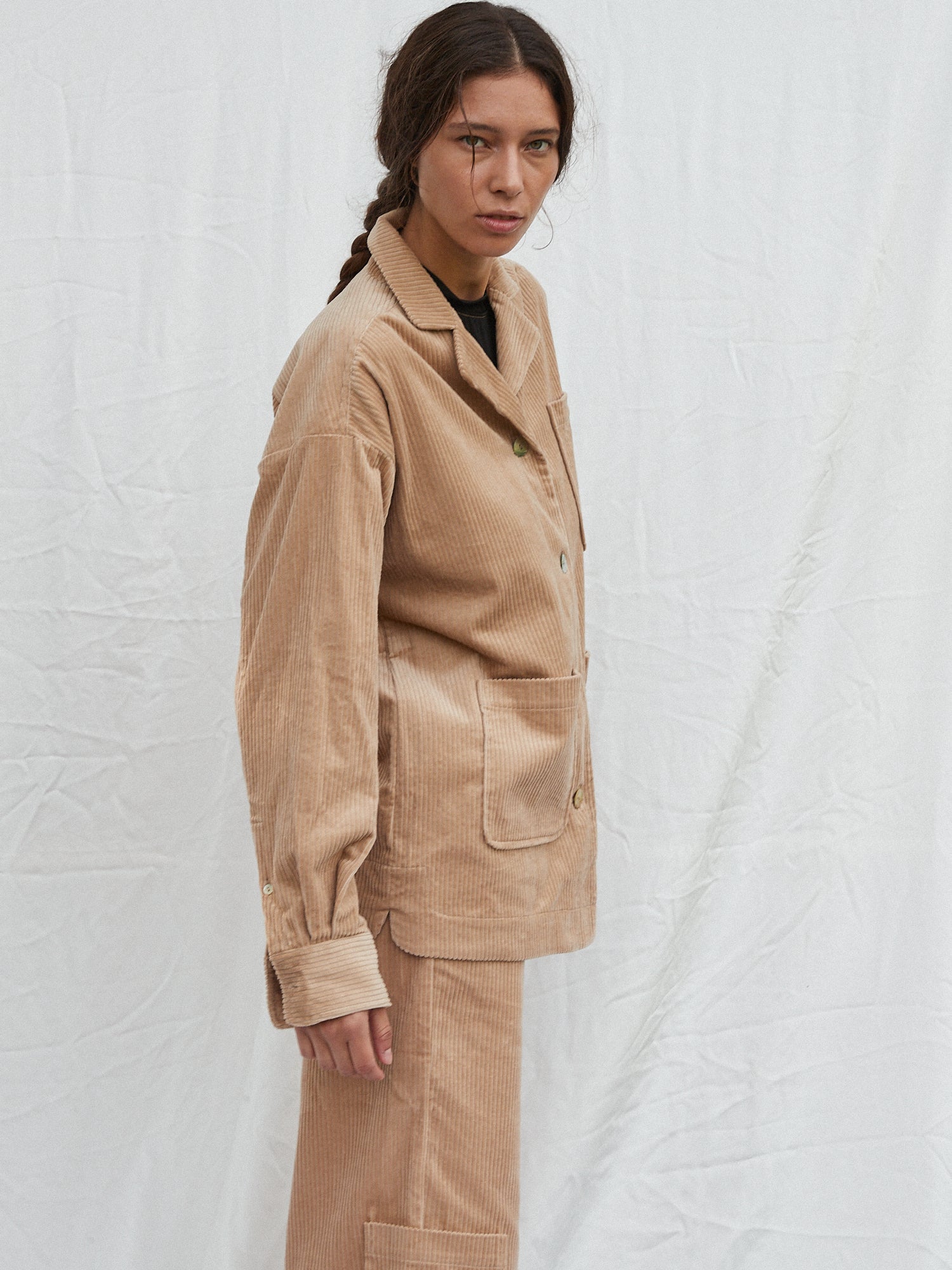 Kahlo Corduroy Shirt Jacket - 50%