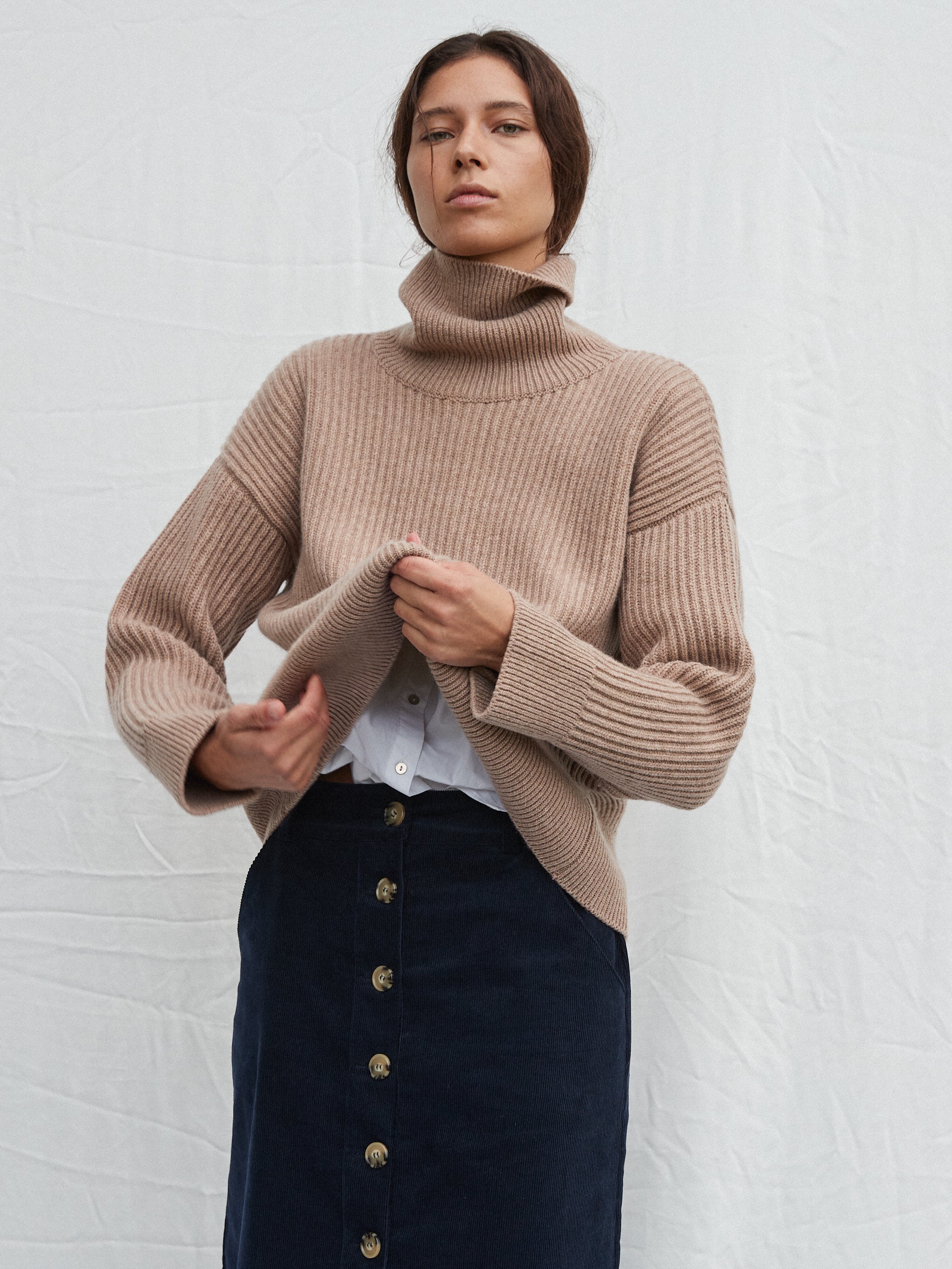 Edith Camel Jumper