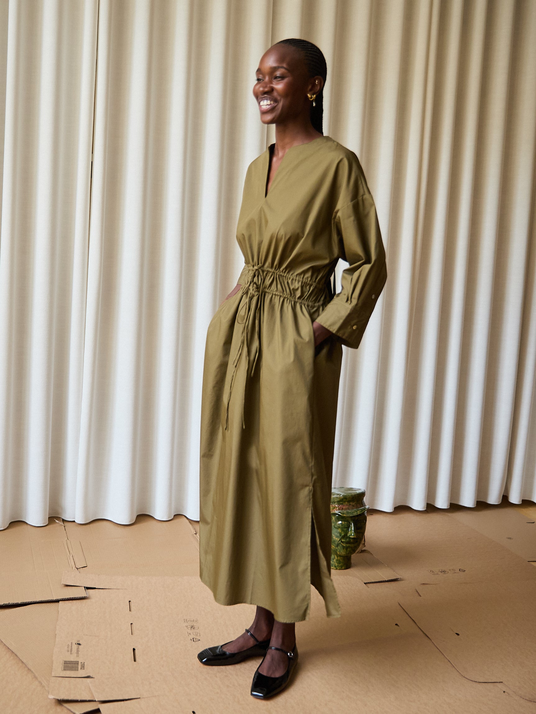 Oscar Moss Green Dress - 50%