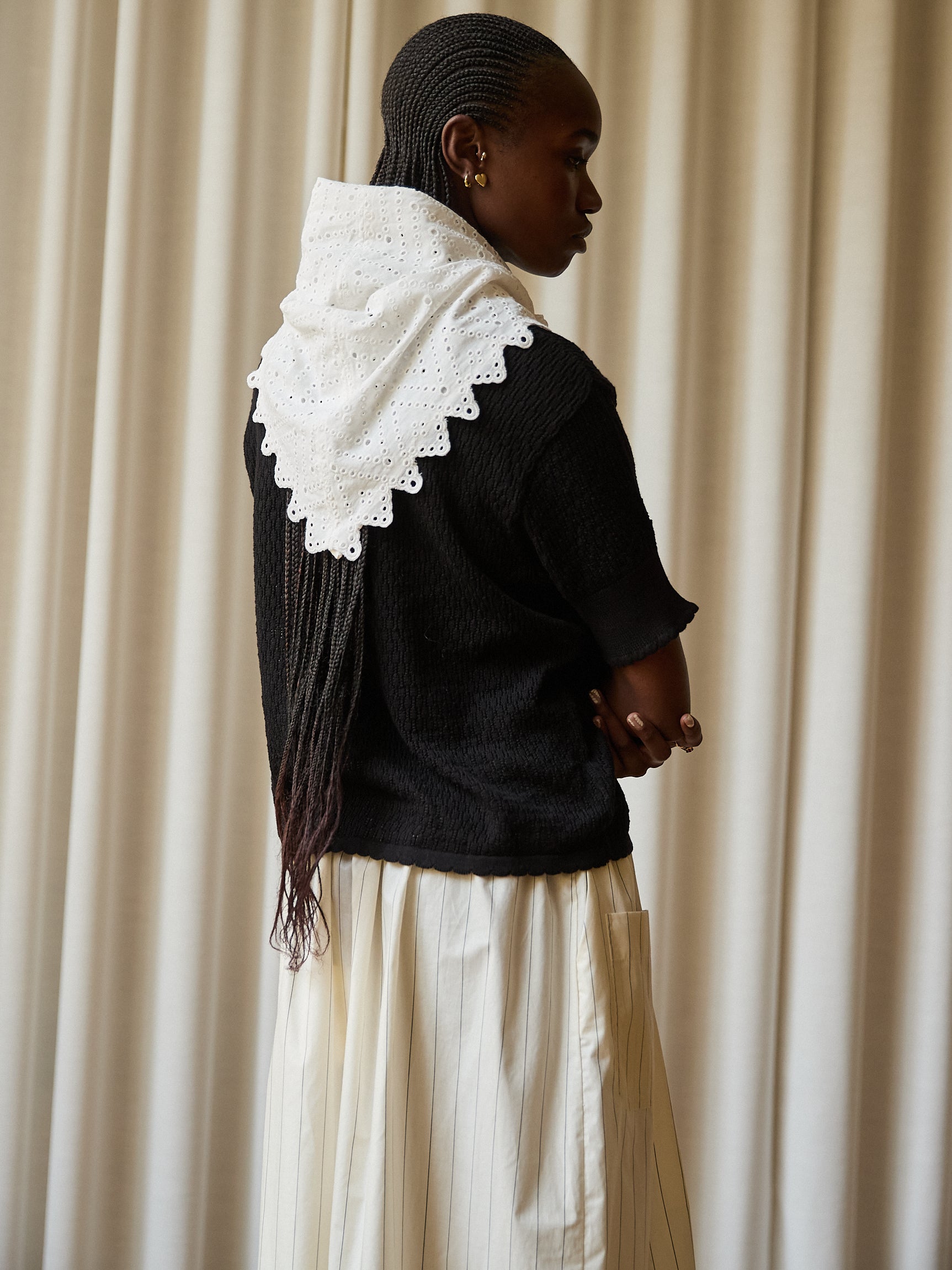 Veronica Embroidery Scarf