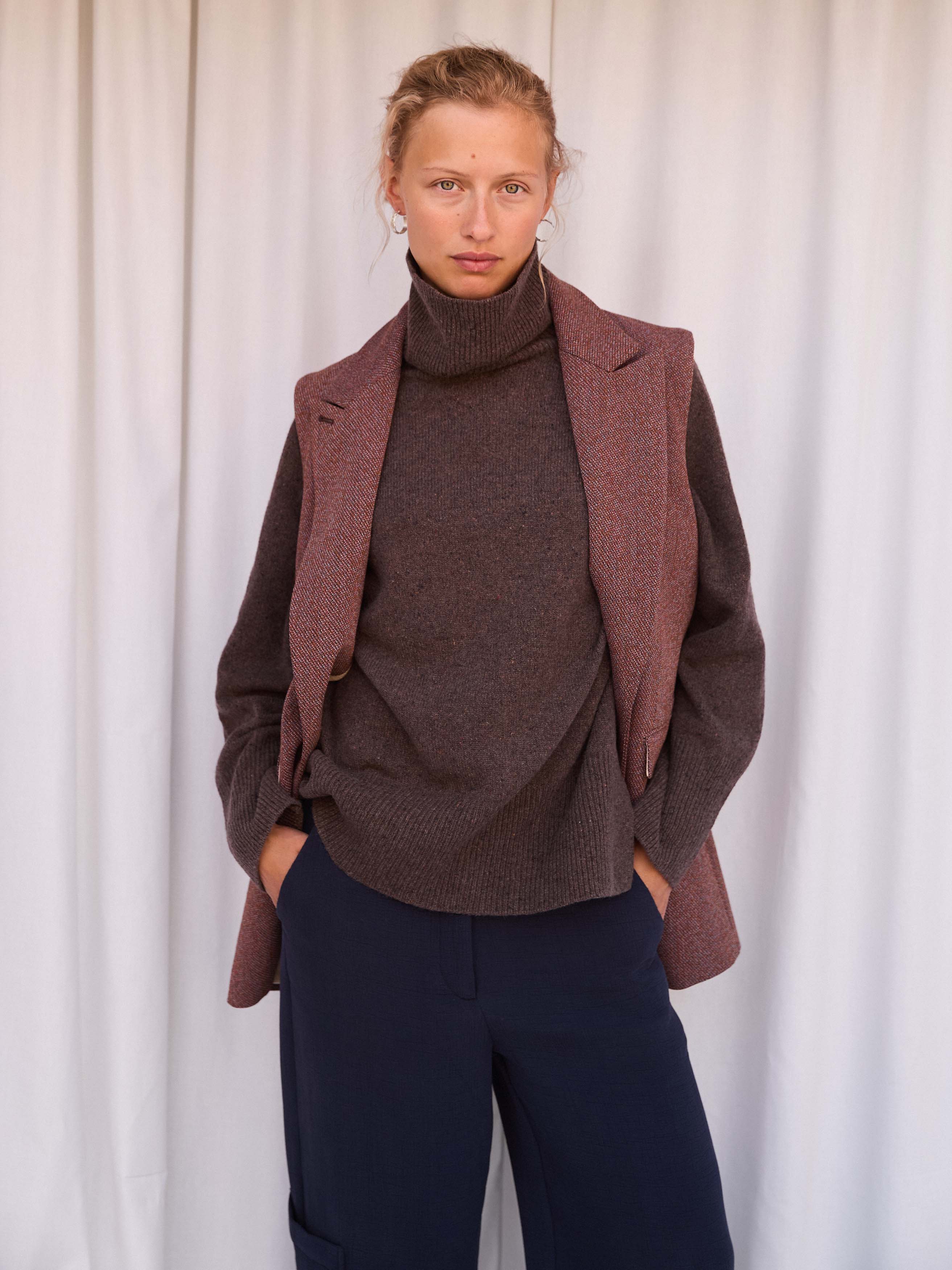 Rose Wool Waistcoat
