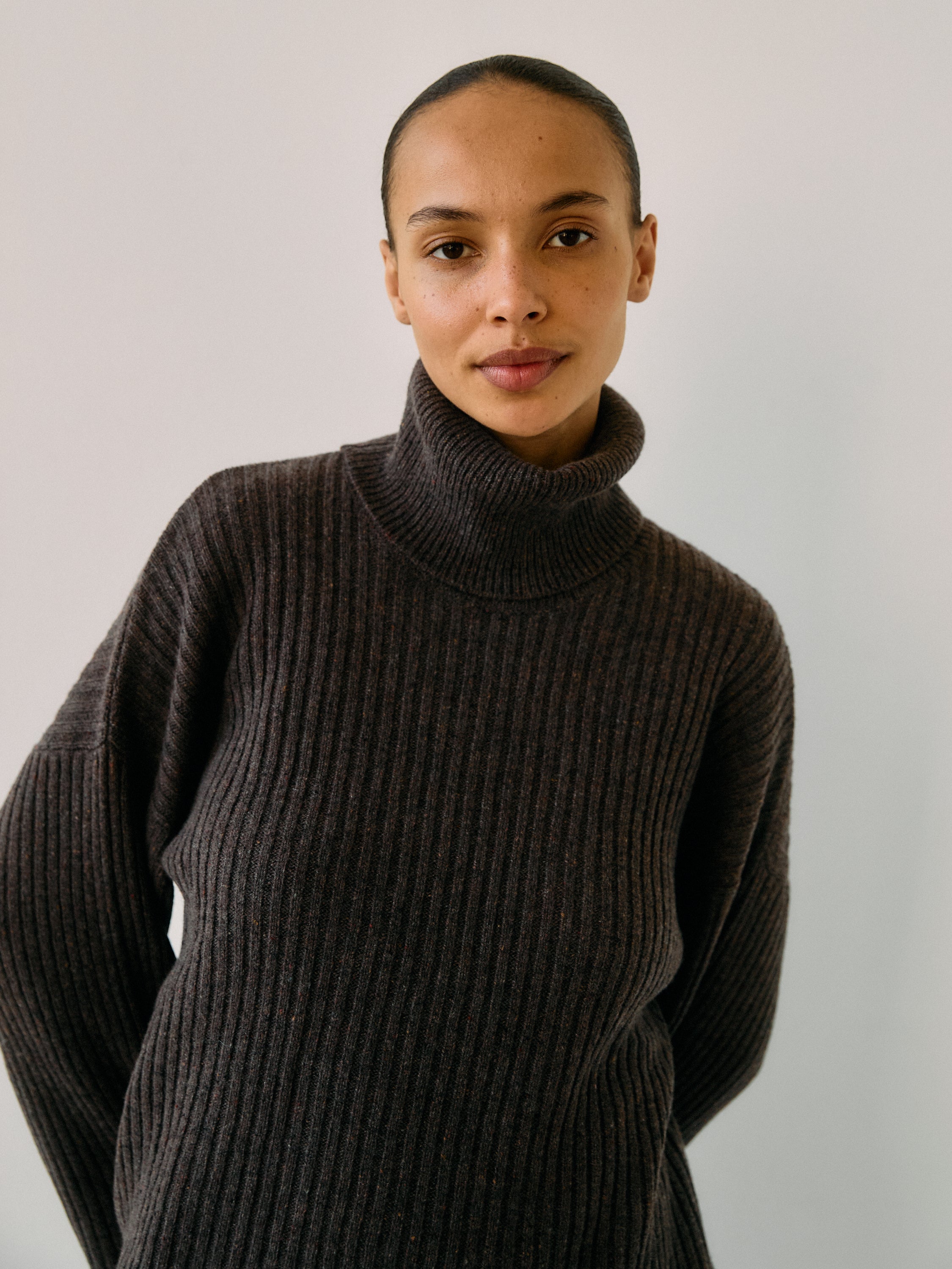 Ellen Cashmere T-Neck Sweater