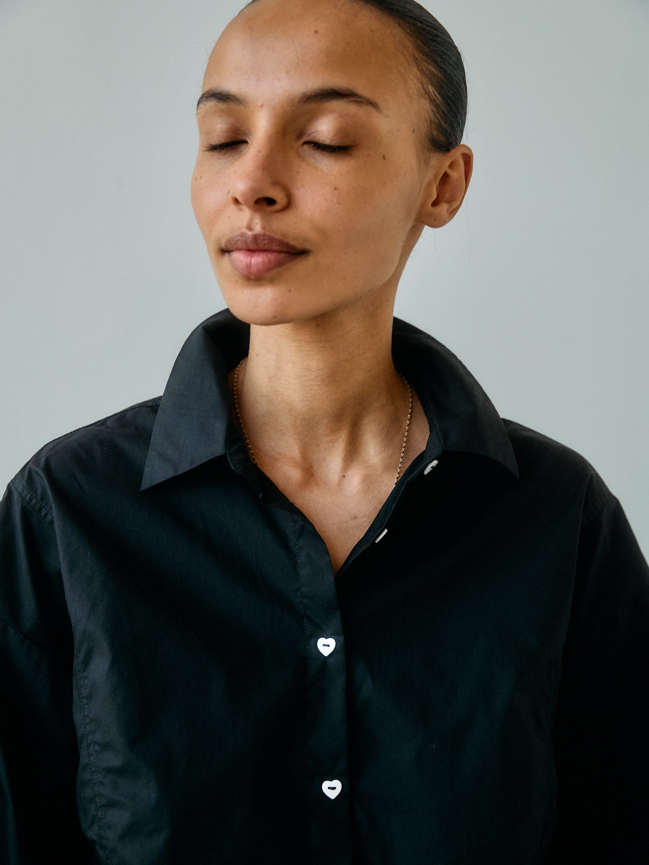 Dagmar Heart Black Shirt