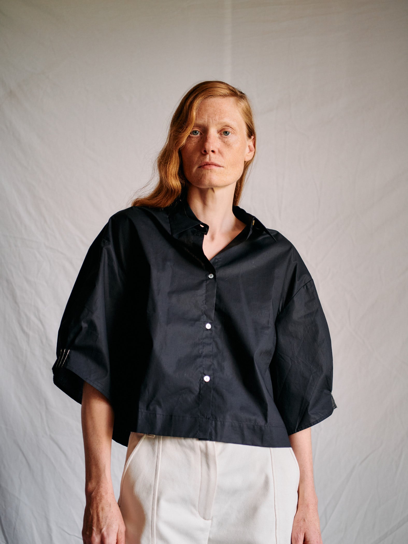 Eloise Short Black Shirt