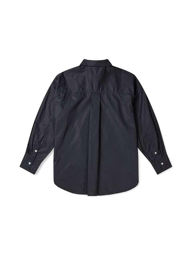Dagmar Heart Black Shirt