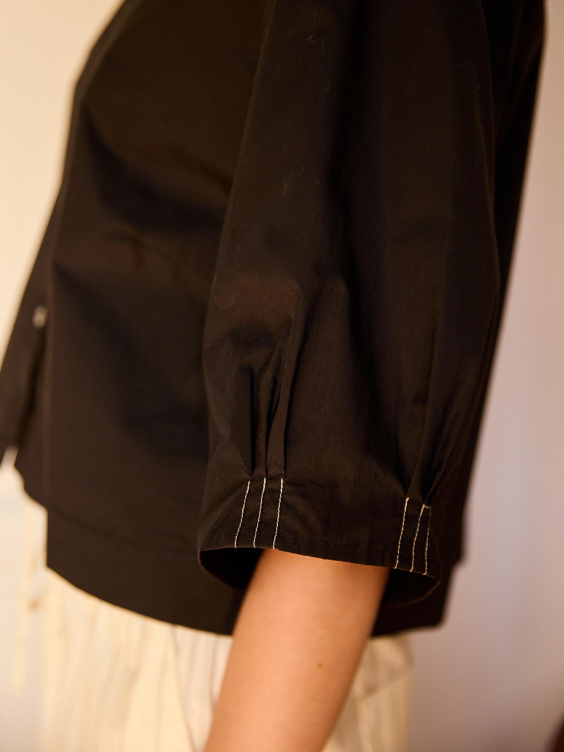 Eloise Short Black Shirt