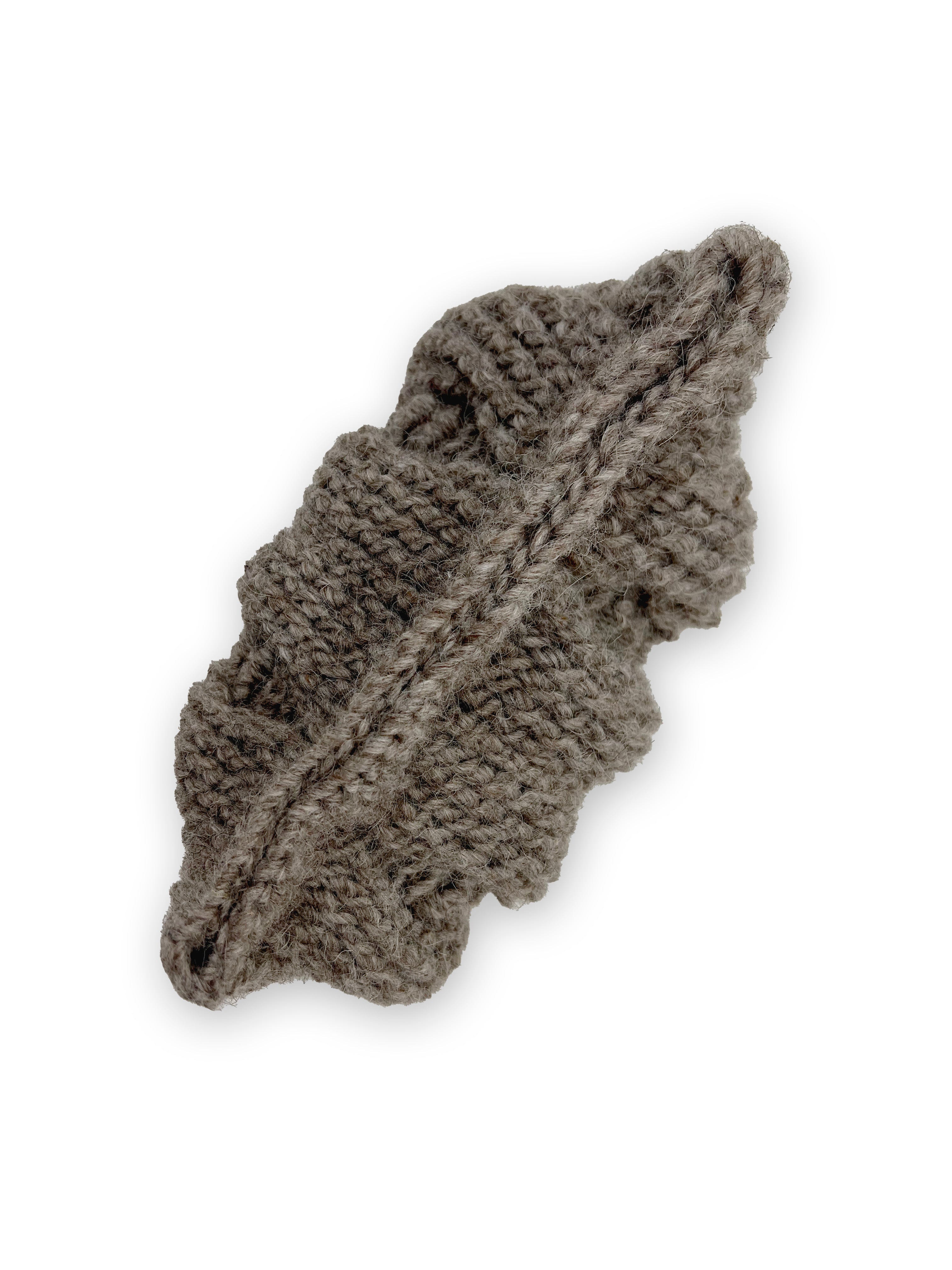 Shell Crochet Clutch Dark Sand