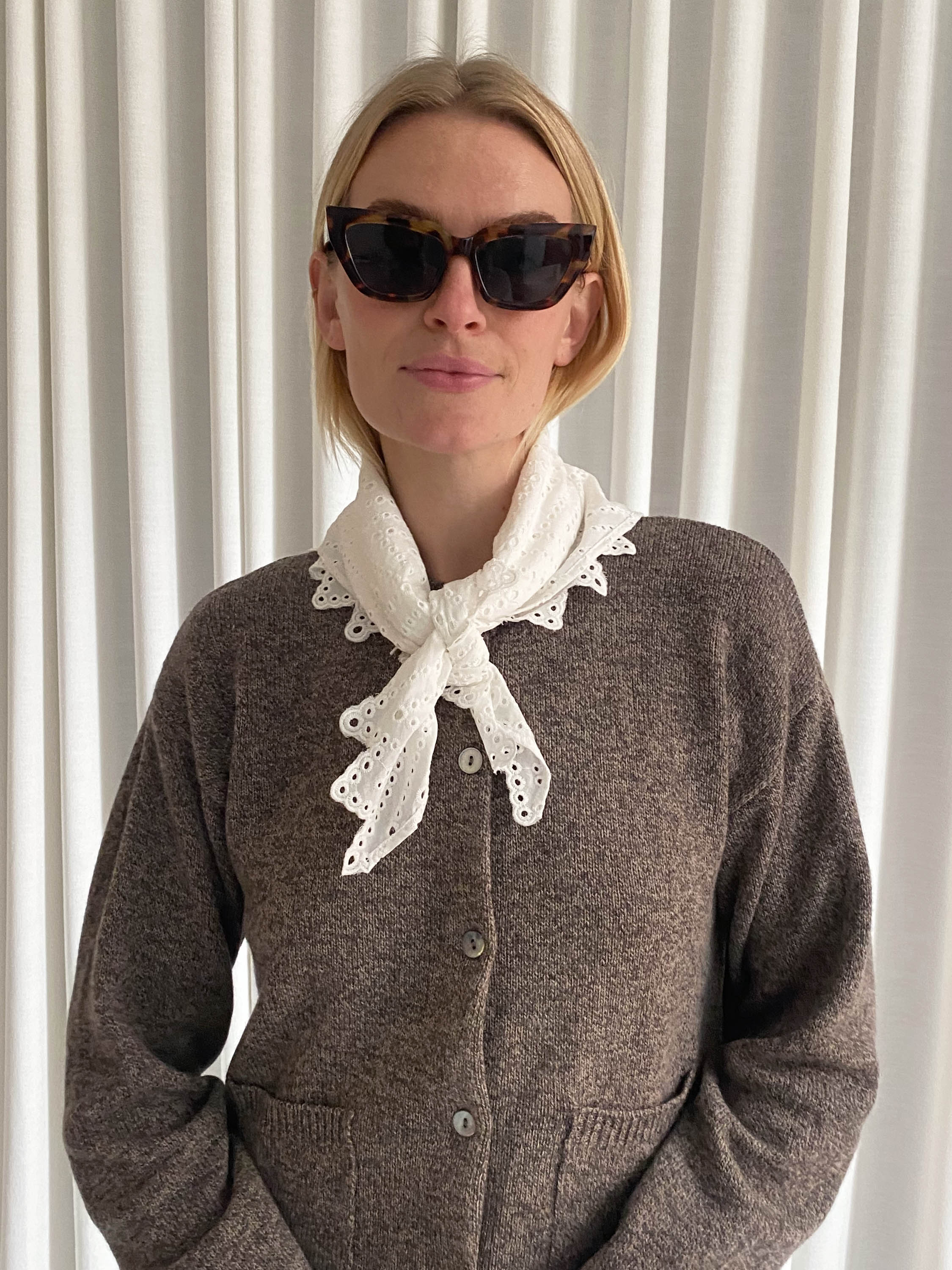 Veronica Embroidery Scarf