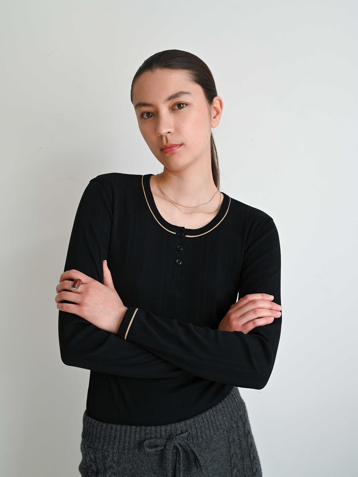 Waves LS Tee Black