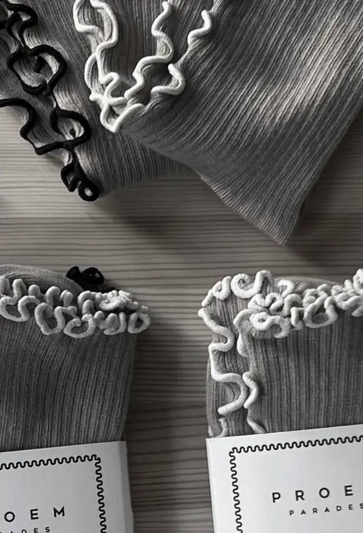 Kusama Socks Beige - 2 pack