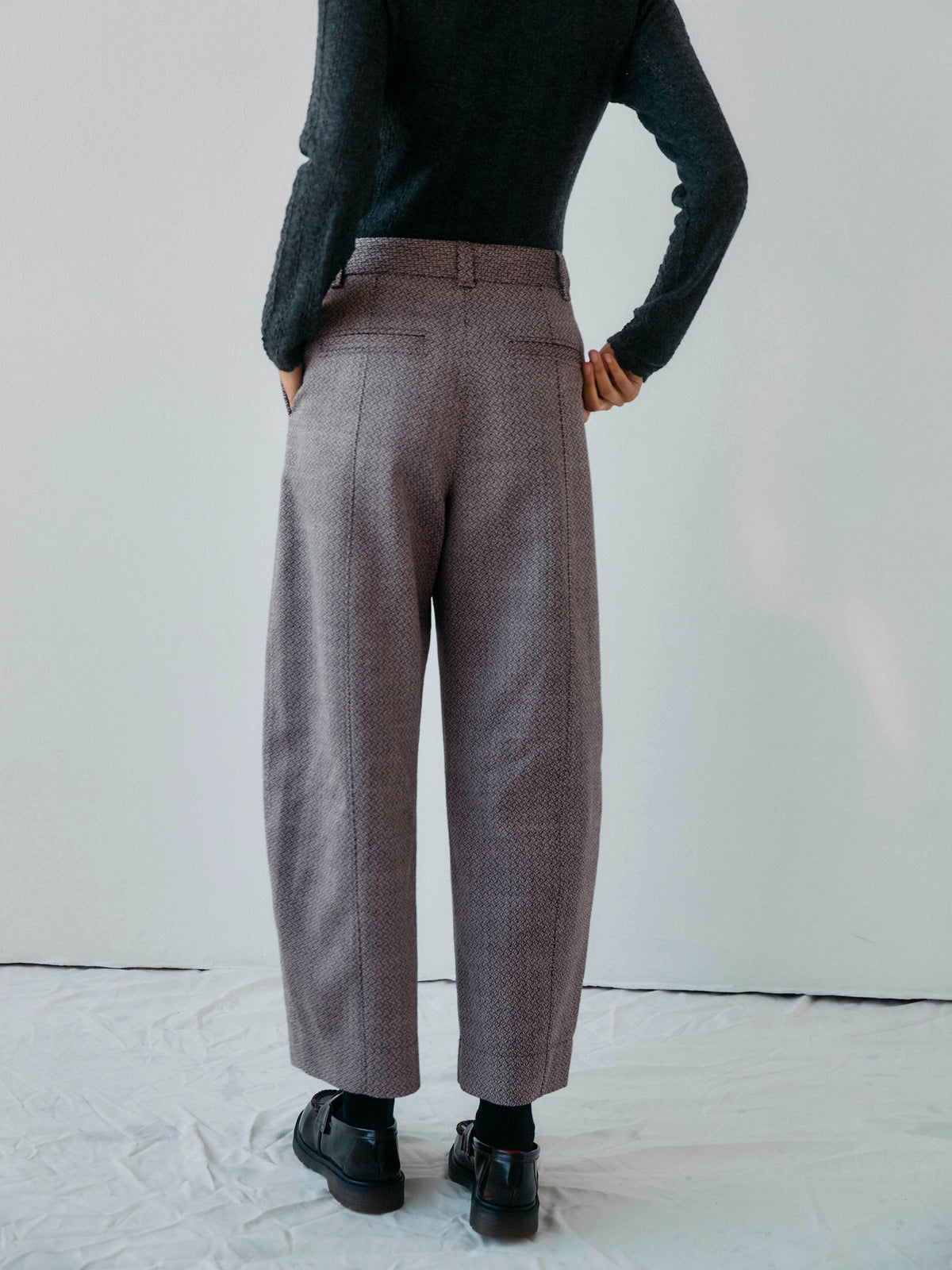 Donna Wool Trousers・Camel