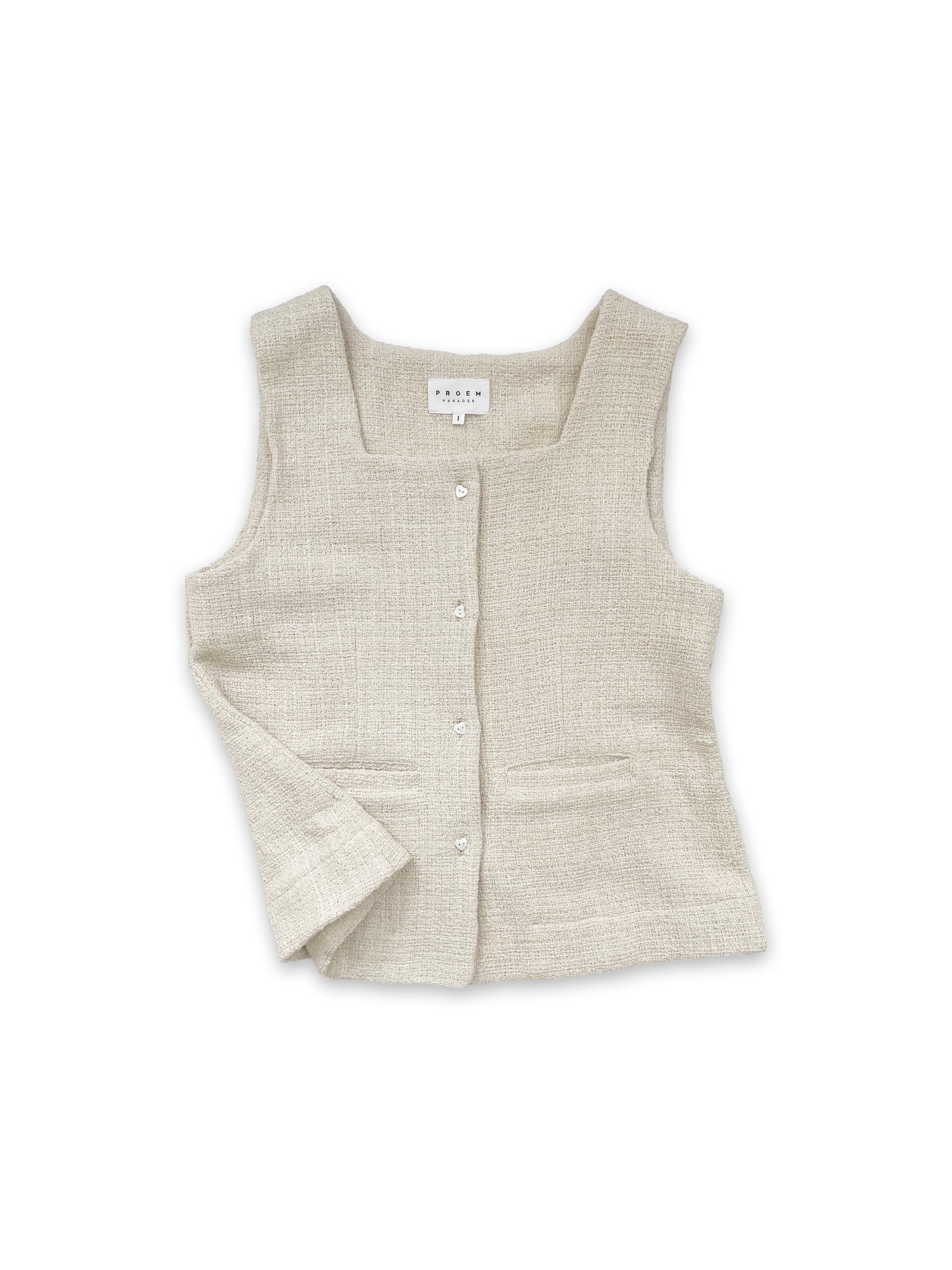 Aja Tweed Top