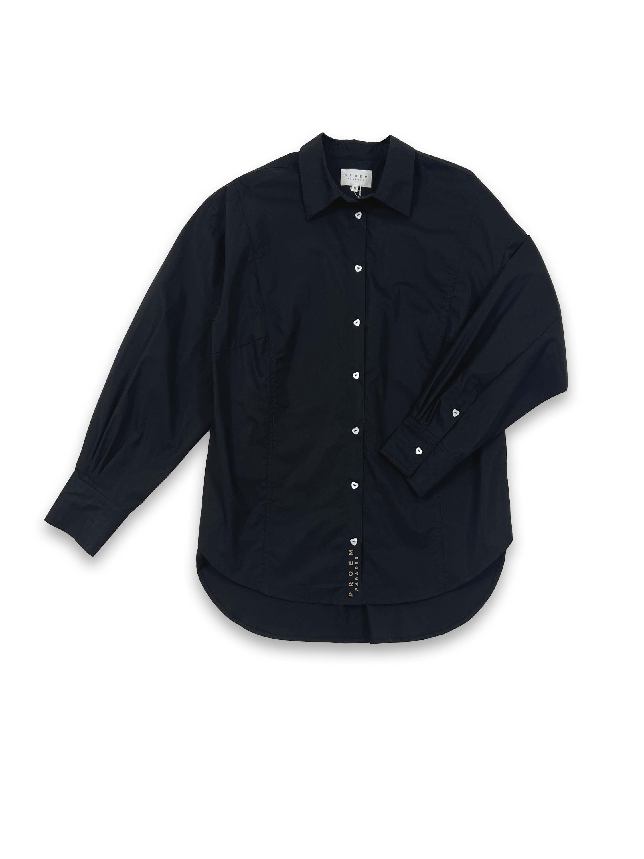 Dagmar Heart Black Shirt