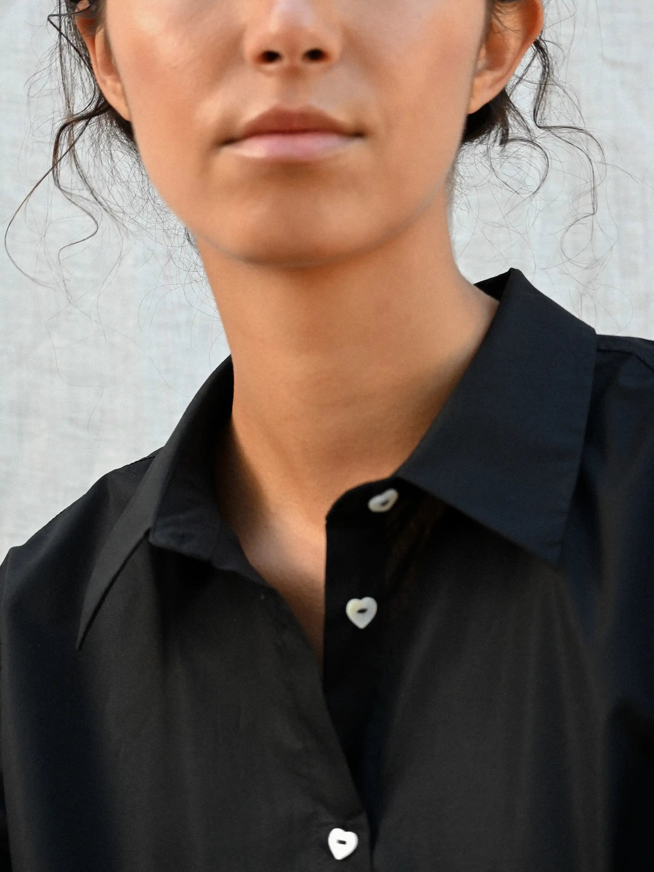 Dagmar Heart Black Shirt