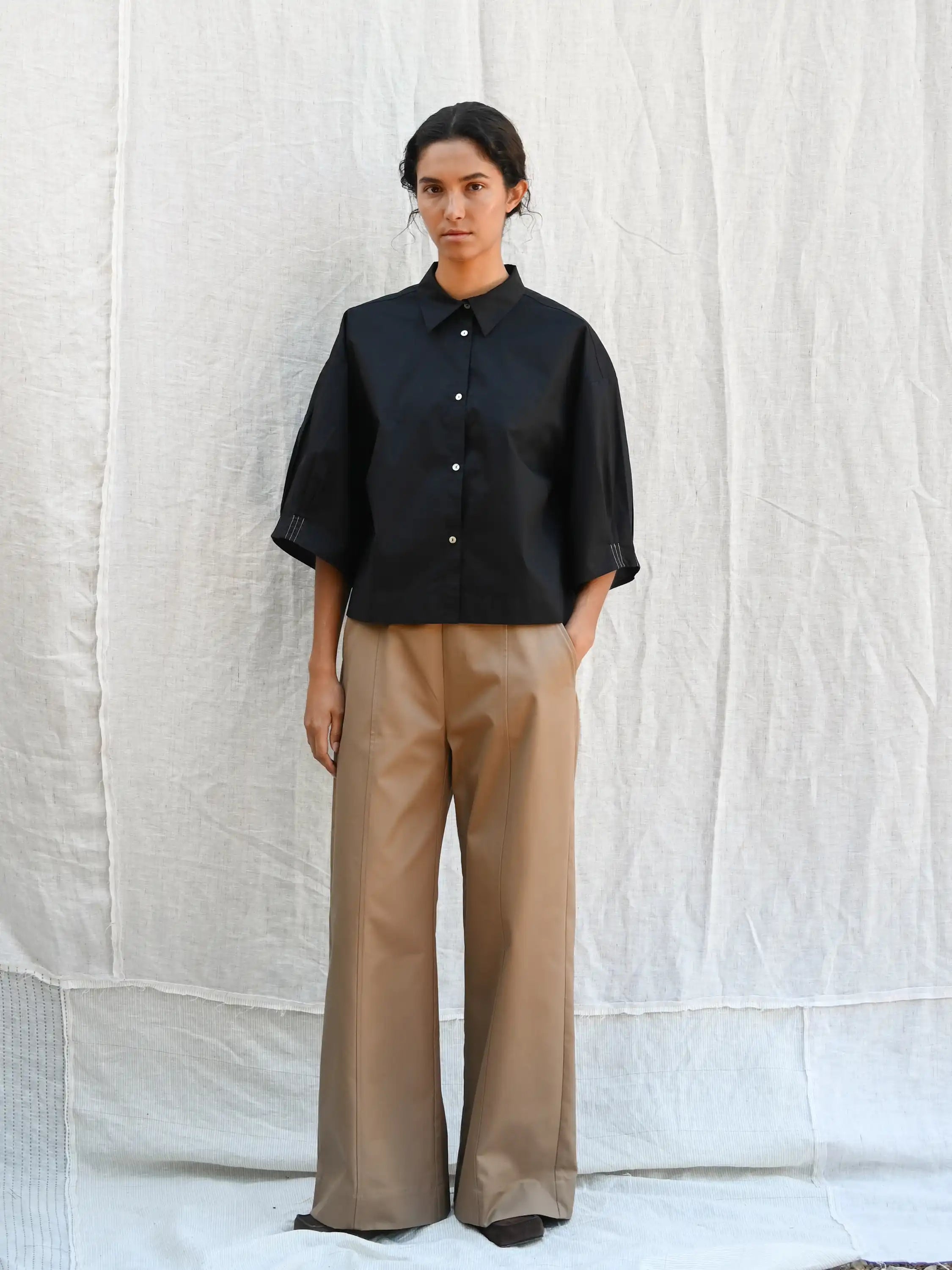 Eloise Short  Black Shirt