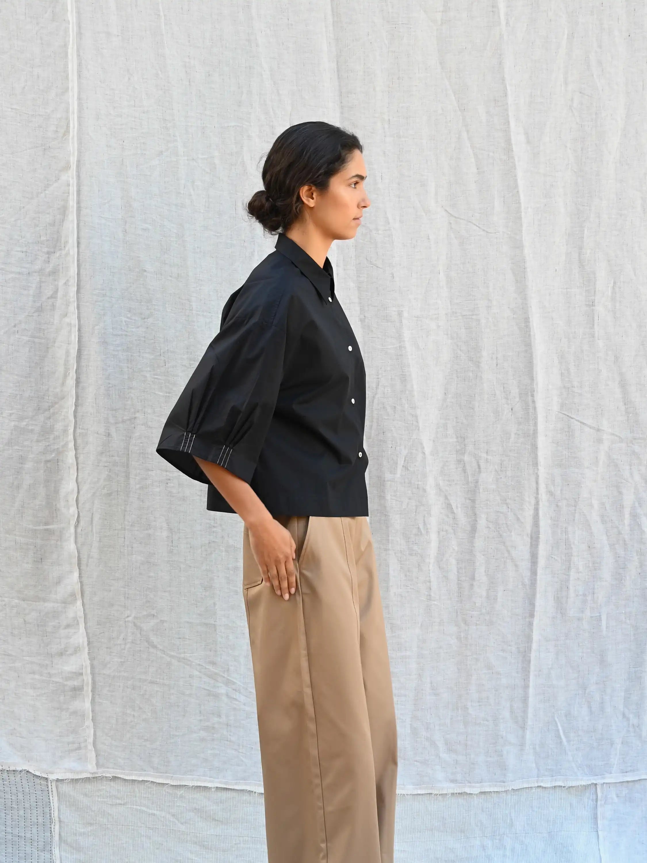 Eloise Short  Black Shirt